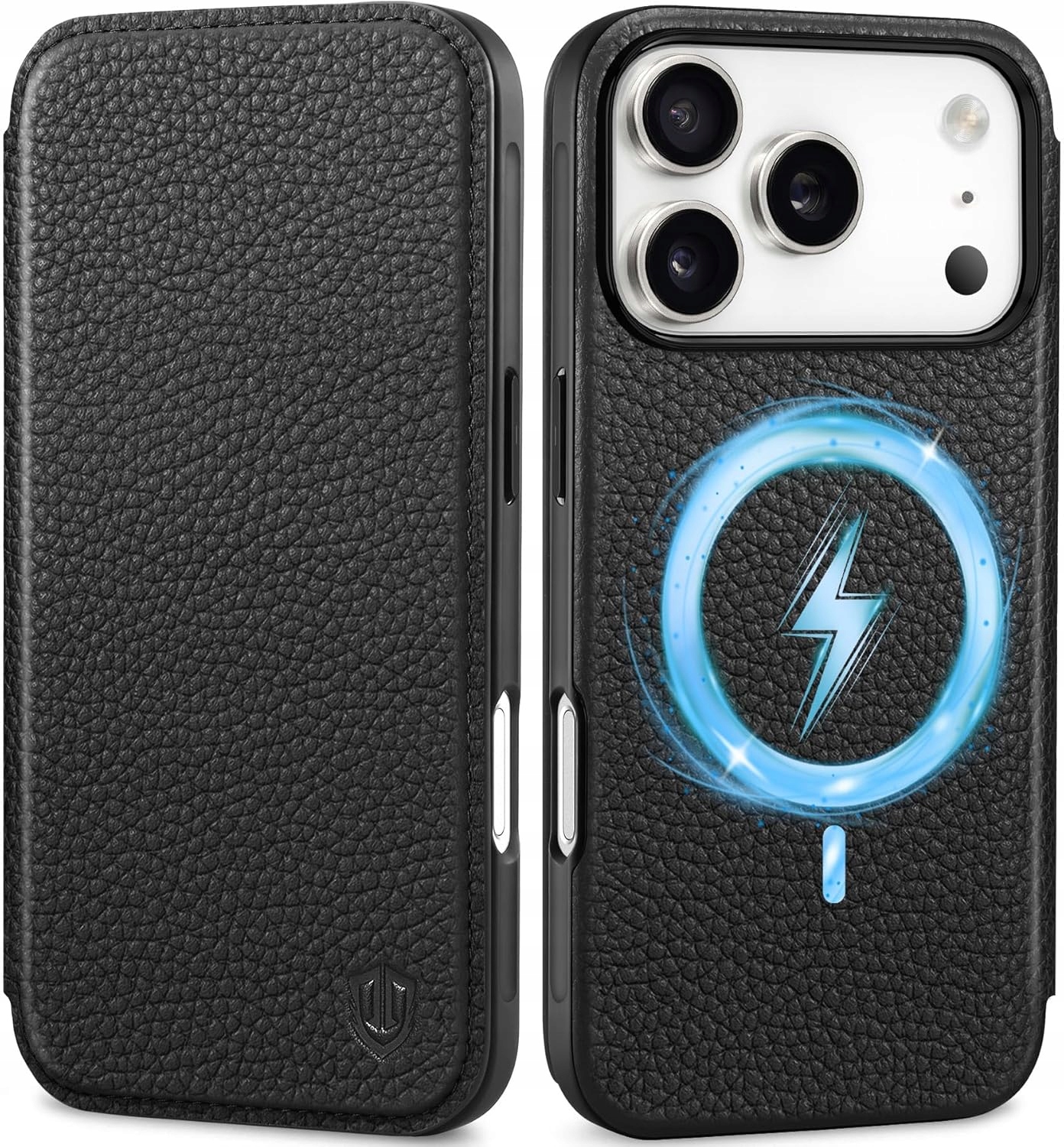 Pouzdro Peněženka Slim z přírodní kůže pro iPhone 17 Pro 6.3" – štíhlé