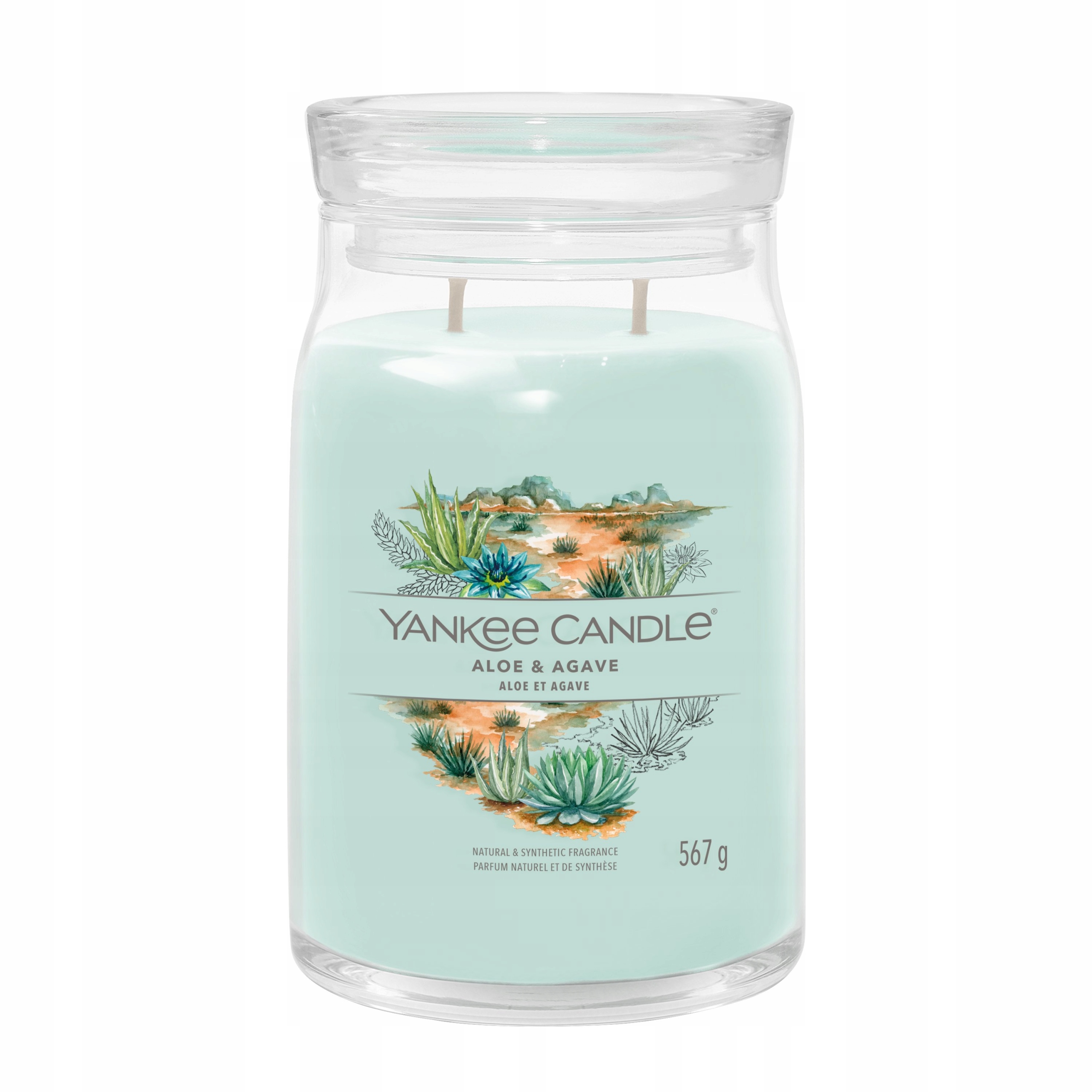 Aloe & Agave – Yankee Candle Signature – velká svíčka se dvěma knoty – nově