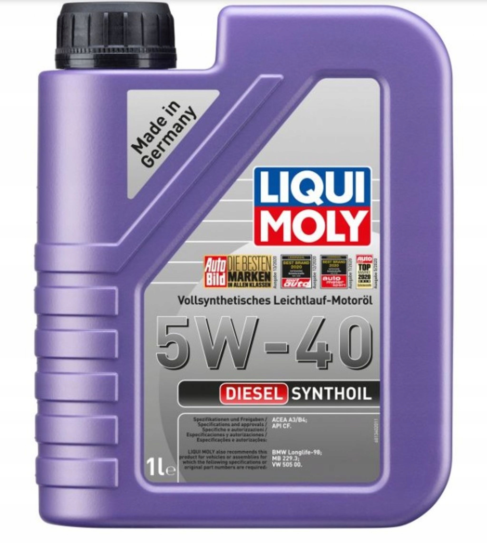 Olej Lqm 5W-40 Diesel Synthoil 5L Liqui Moly
