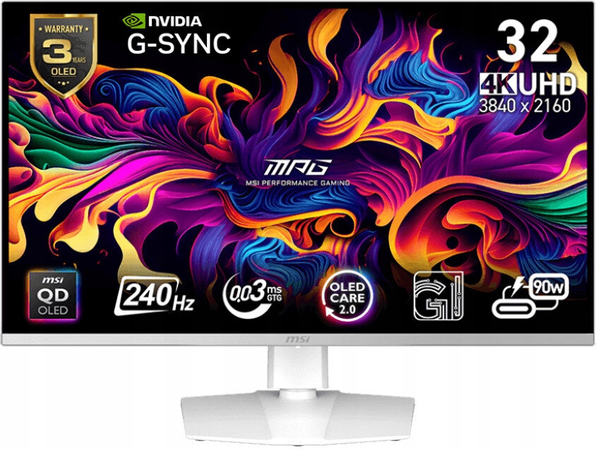 Oled monitor Msi Mpg 321URXW Qd-oled 31,5" 3840 x 2160 px Oled