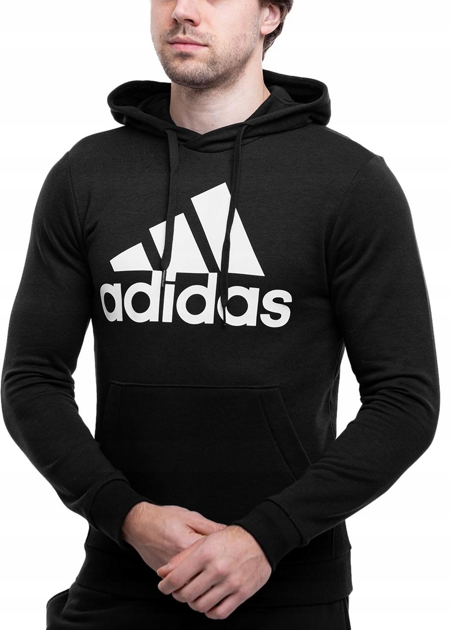 adidas pánská mikina s kapucí sportovní bavlněná pohodlná teplá vel M