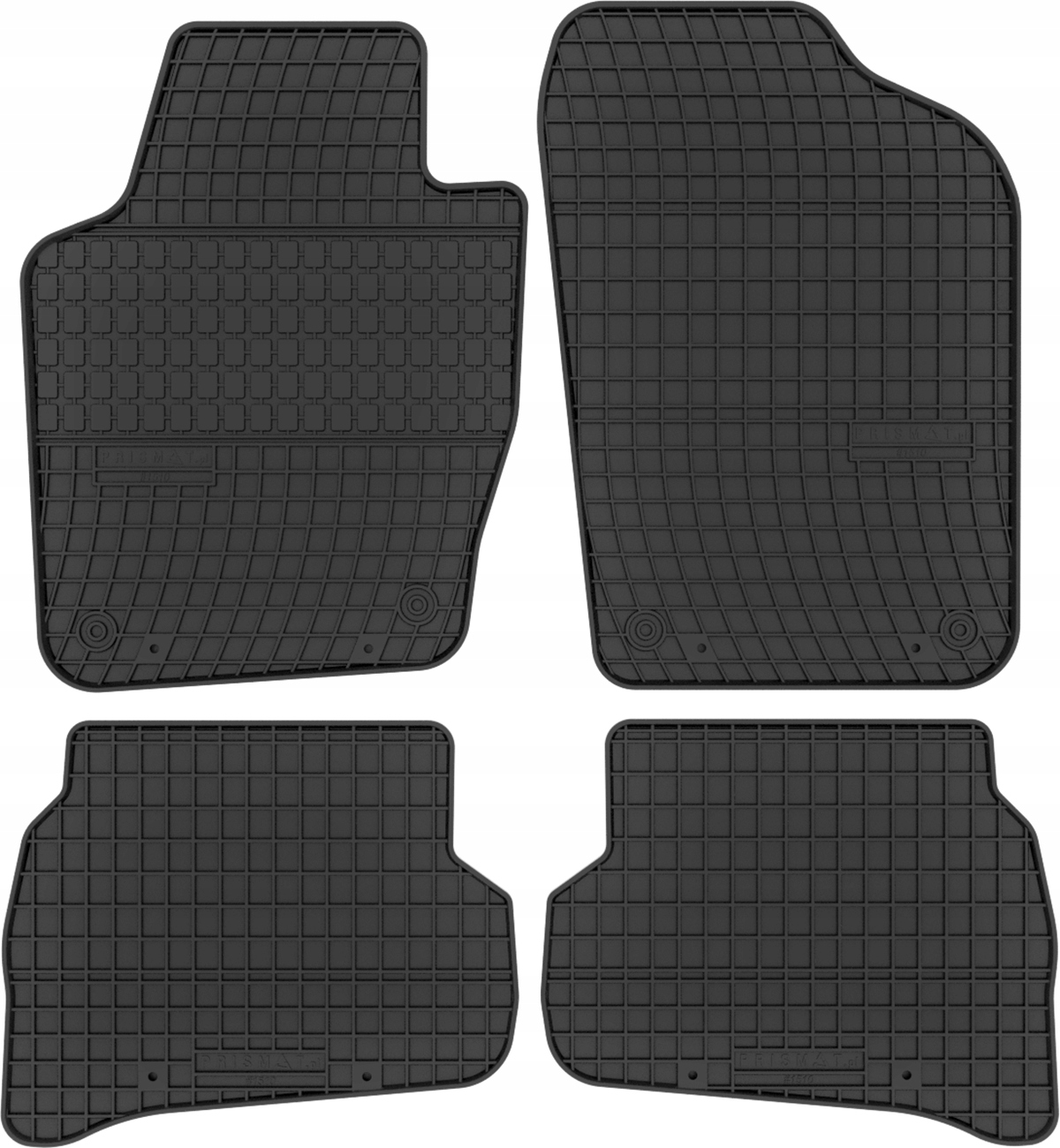 Volkswagen Polo V (08-17) Dywaniki Gumowe Do Auta Czarne Zestaw