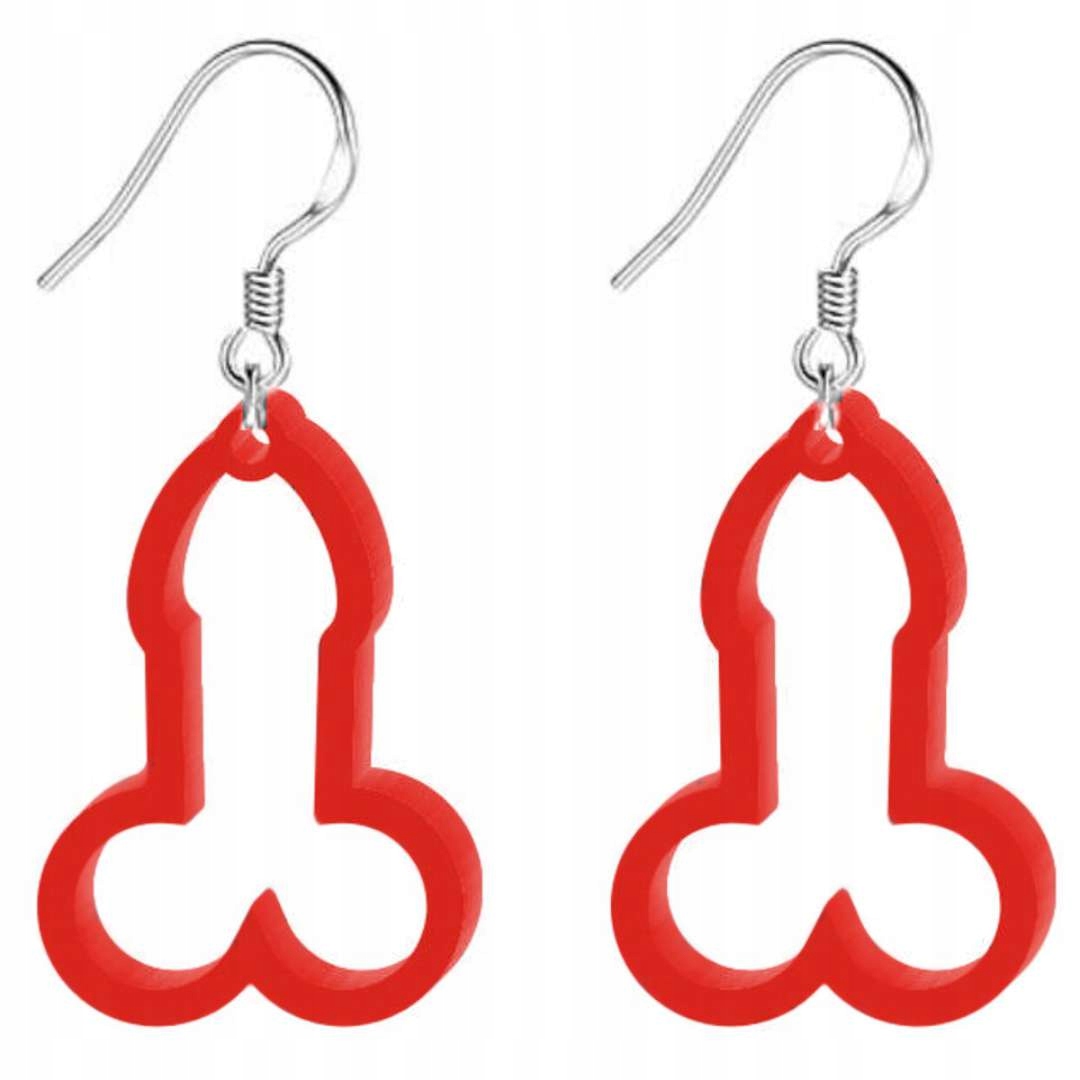 

Kolczyki Penisy czerwony wacuś penisek Panieński