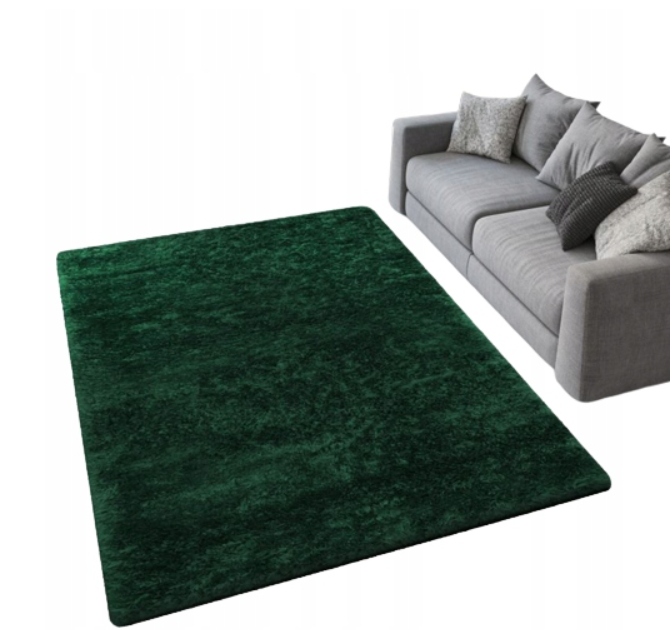 Plyšový Koberec Shaggy Nadýchaný do obývacího pokoje Měkký 140x200 Kožešinový obdélník