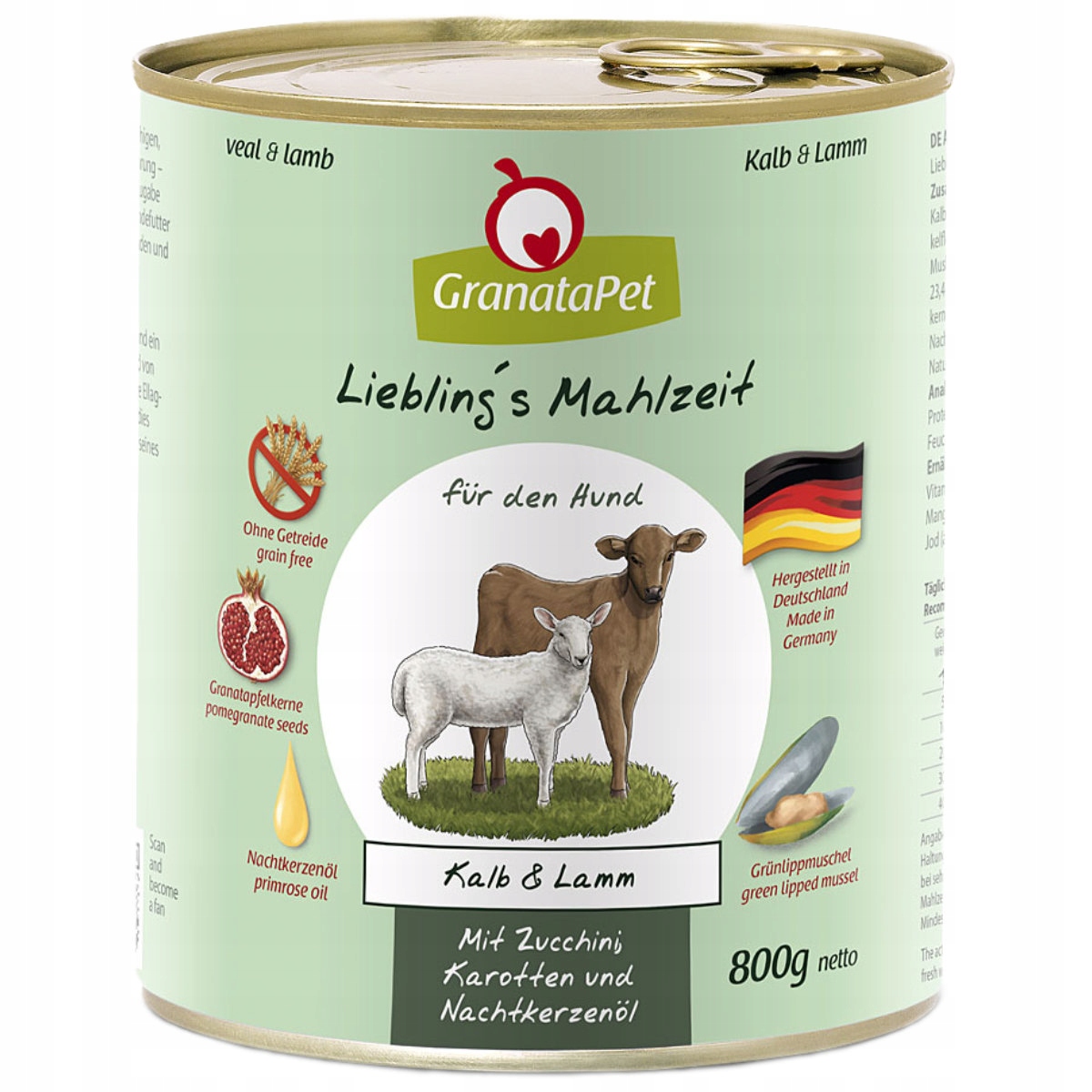 Levně GranataPet Liebling's Mahlzeit telecí maso 6 x 800 g