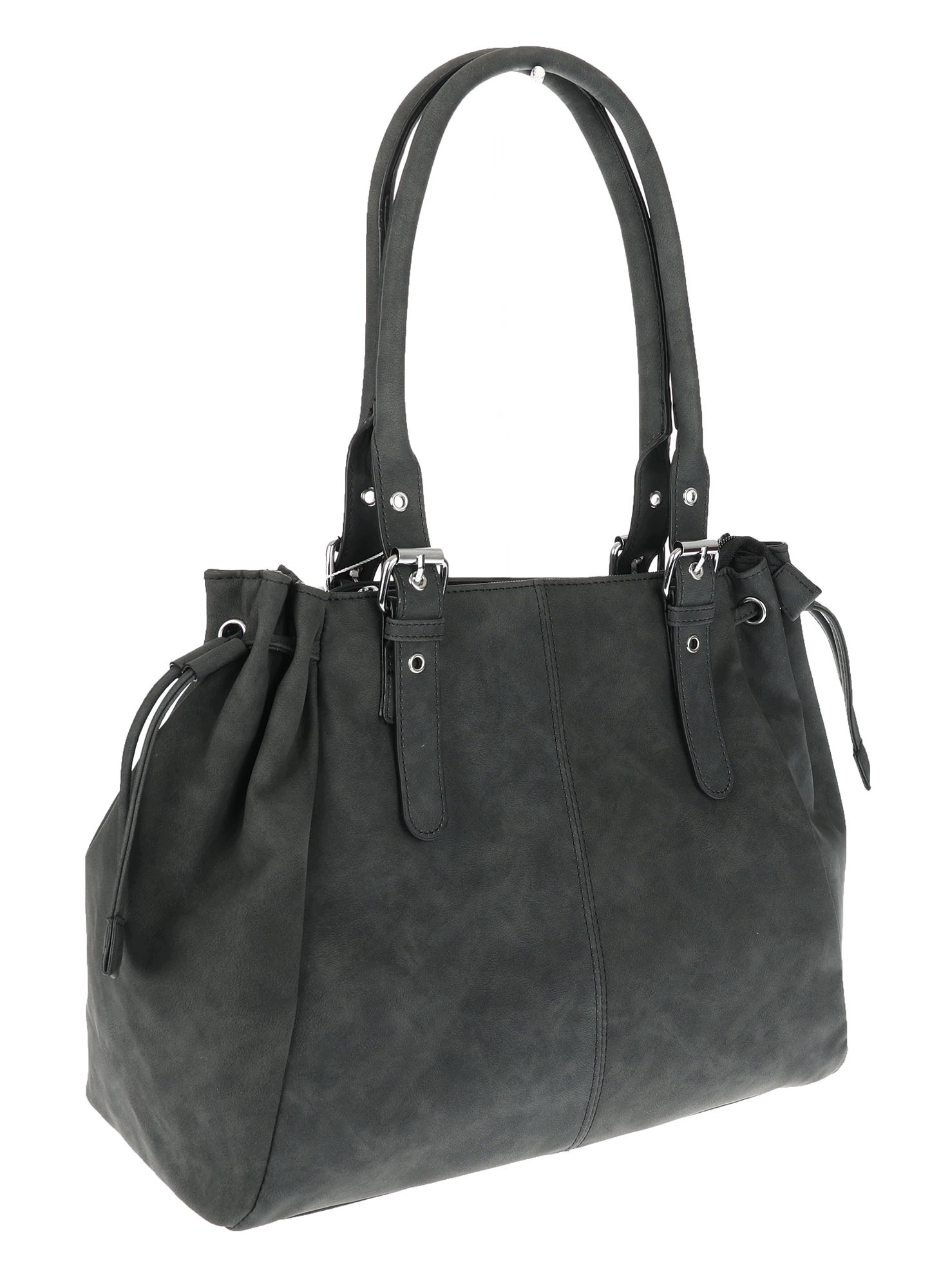 Dámská shopper kabelka kufřík elegantní taška do práce NS977 Černá