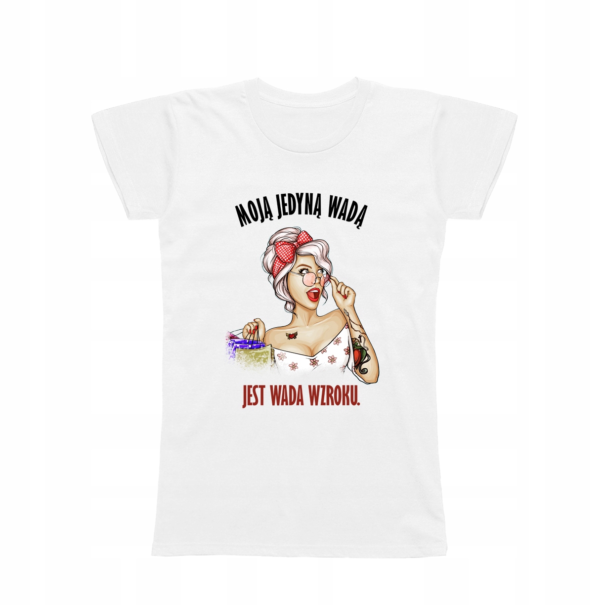 

XL - Koszulka T-shirt Jedyna Wada Wzroku Prezent