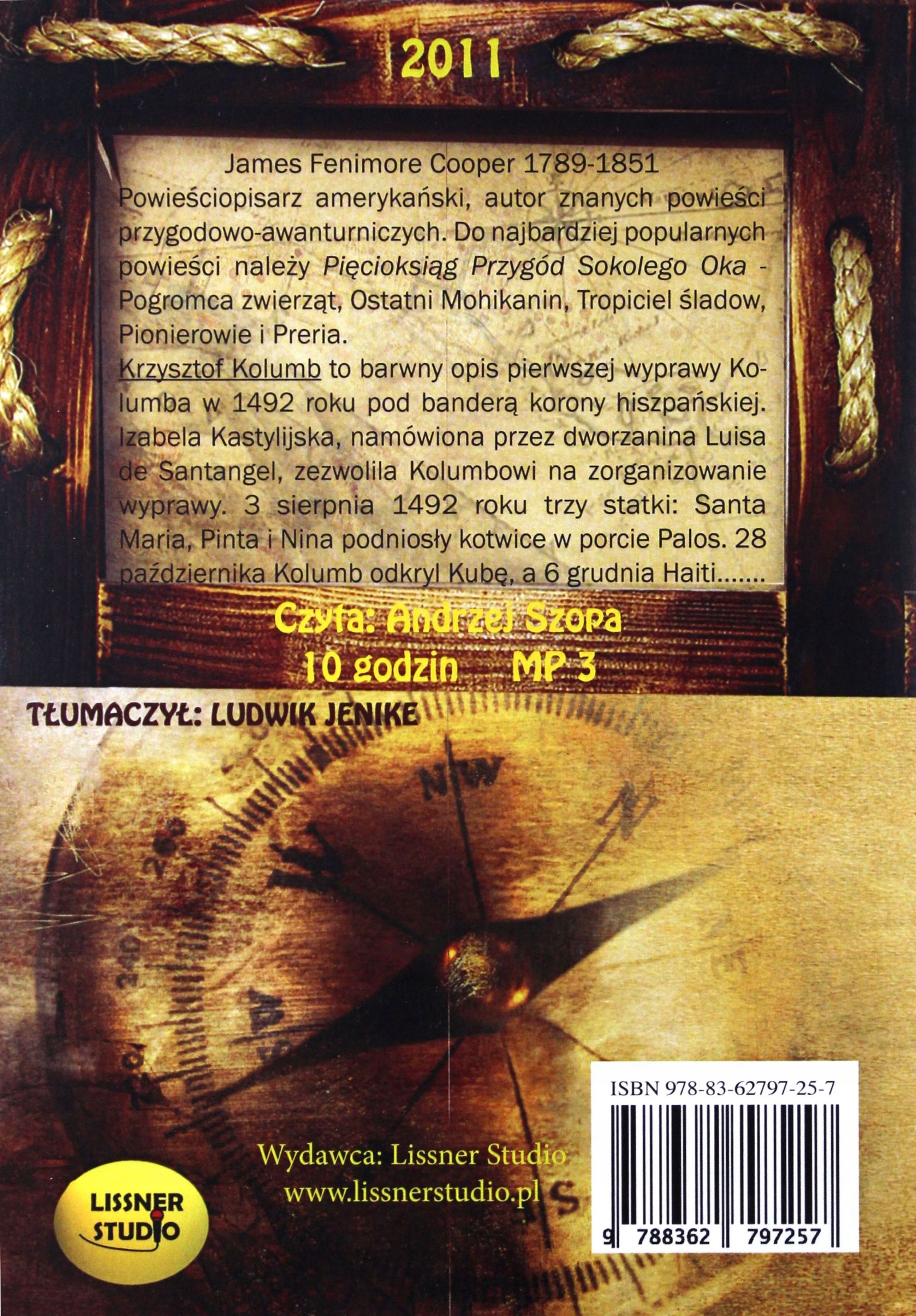 KRZYSZTOF KOLUMB - J.COOPER [AUDIOBOOK] [CD-MP3] Rok wydania 2011