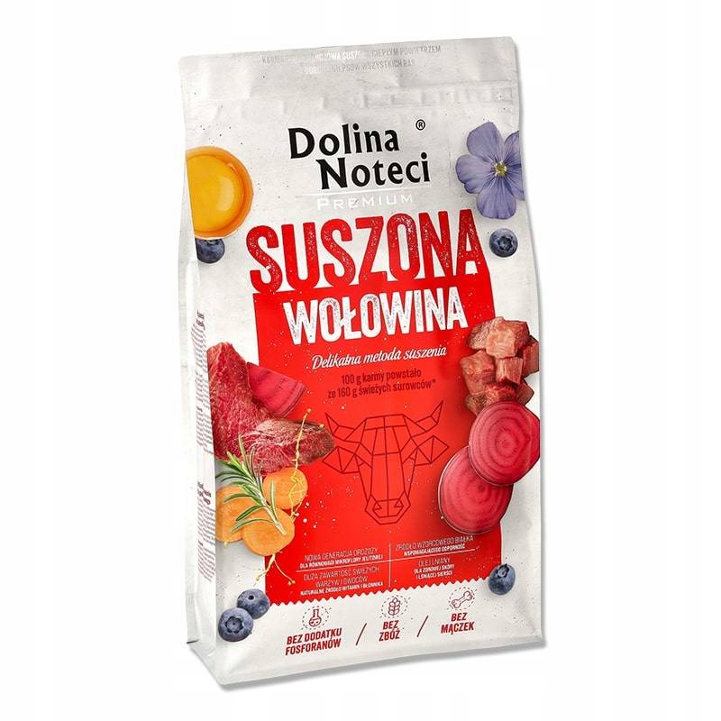 Dolina Noteci Sušené Krmivo Pro Psa Hovězí 9KG