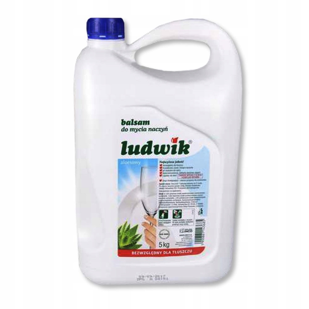 Levně Ludwik prostředek na nádobí 5 L aloe