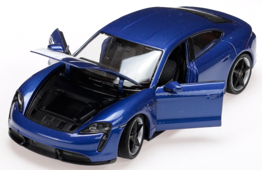 Welly Kovový Model Auto Porsche Taycan Turbo S Model Sběratelský 1:24