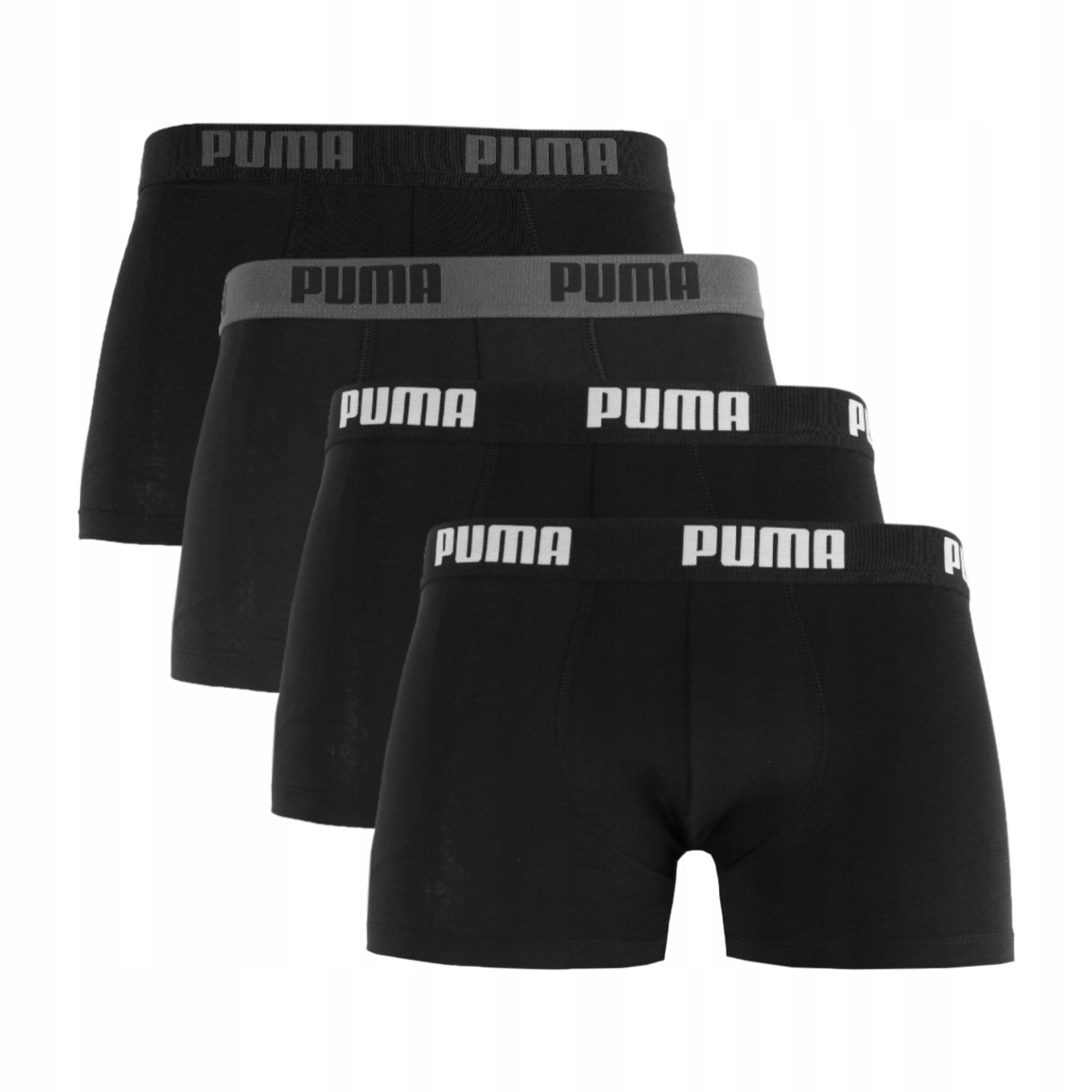 Prodyšné pánské boxerky Puma Basic 4pack černé 2XL