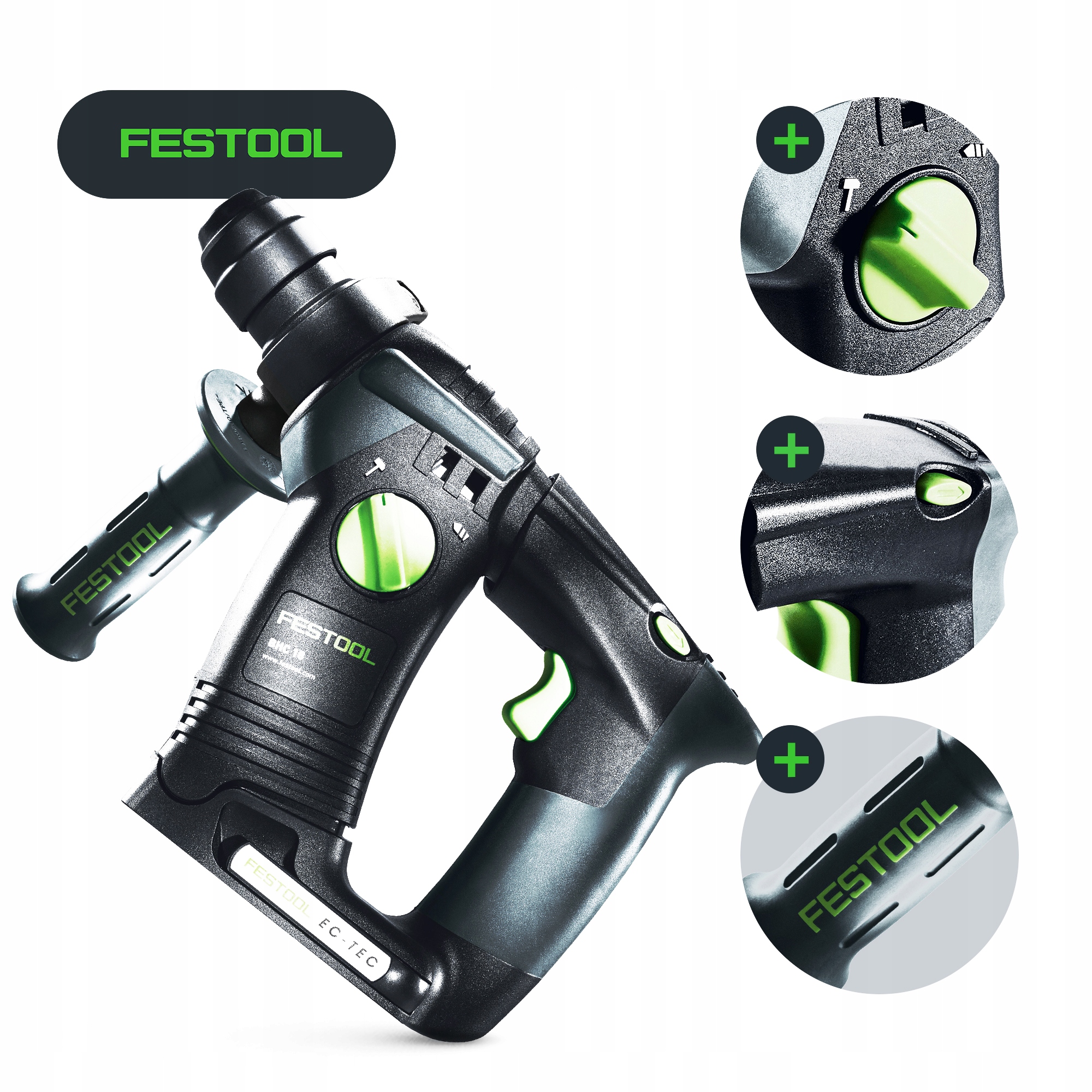 MŁOTOWIERTARKA AKUMULATOROWA Udarowa FESTOOL BHC 18-Basic 577600 SDS-Plus Marka Festool
