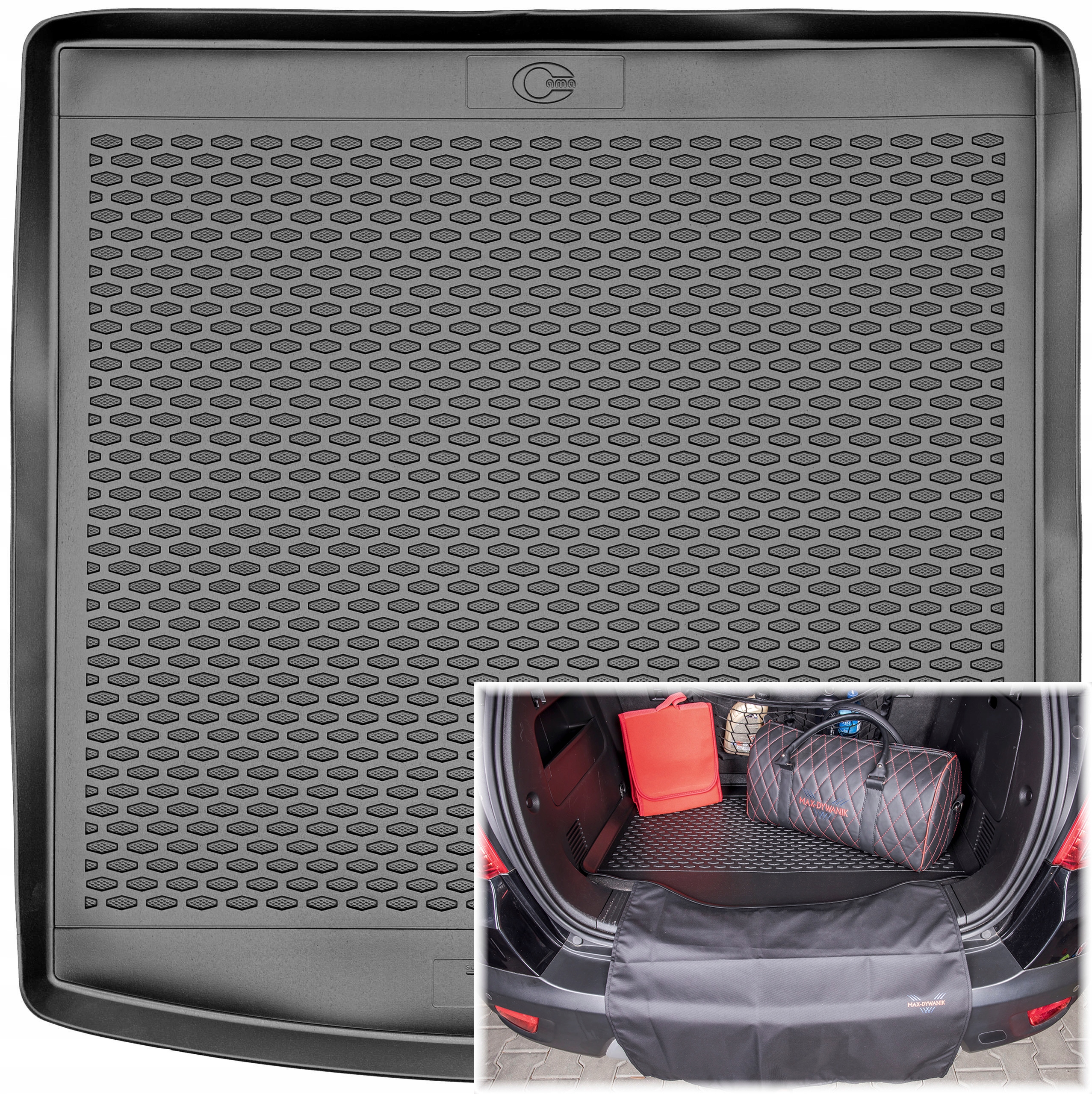 VW Tiguan Allspace 2017-килимок + бампер