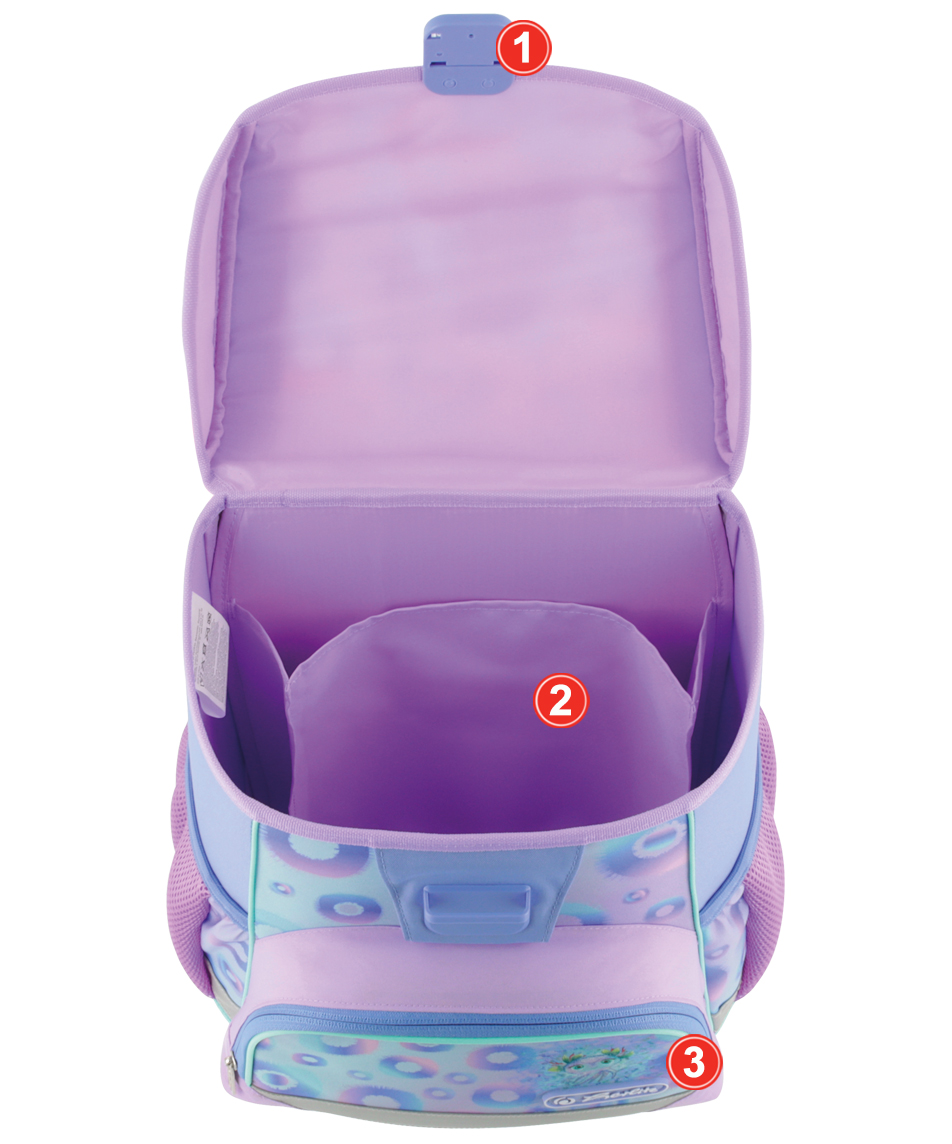 TORNISTER SZKOLNY HERLITZ LOOP PLUS MYSTIC MERMAID DLA DZIEWCZYNKI Liczba kieszeni 3