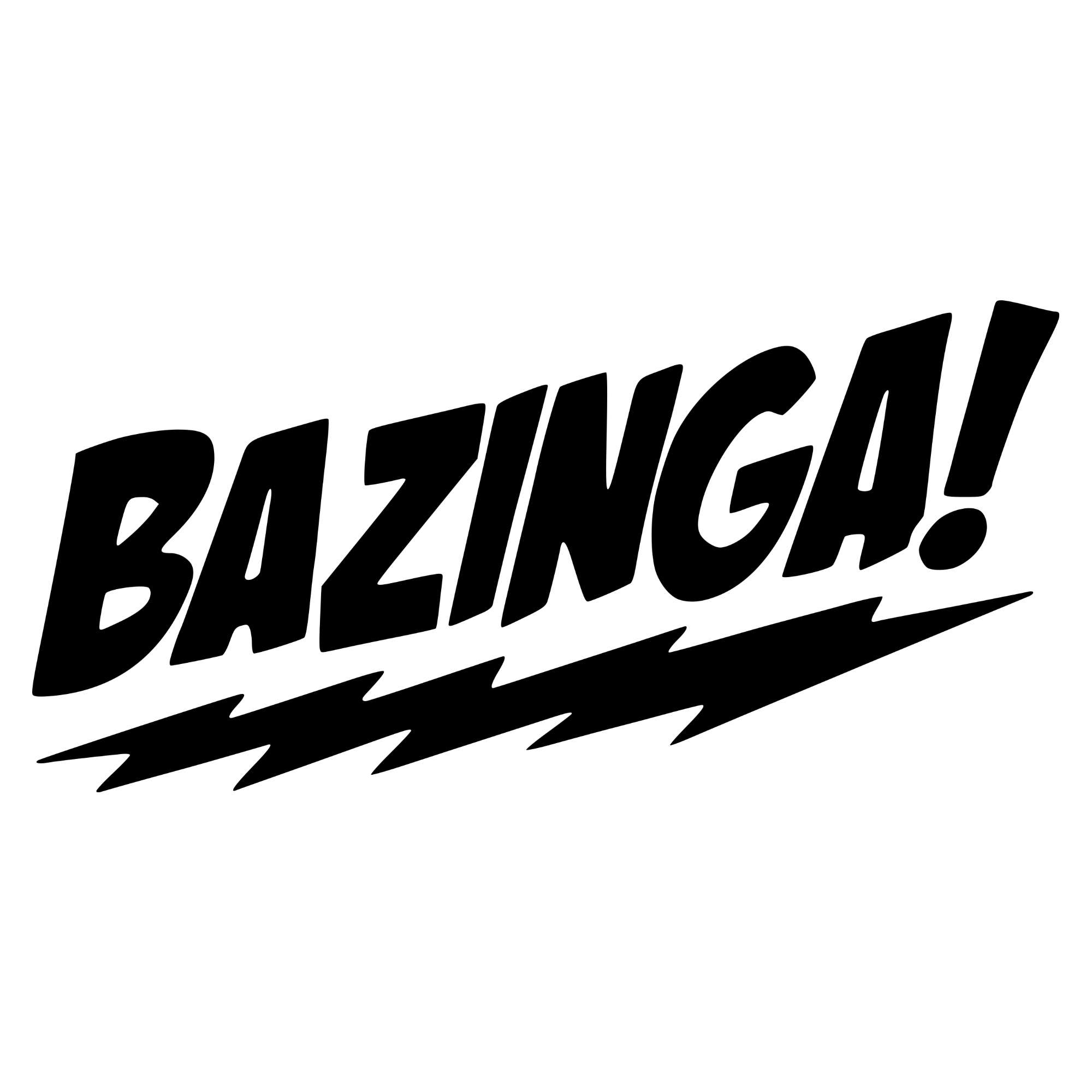 

Naklejka Bazinga samochód Lakier Śmieszne Napisy