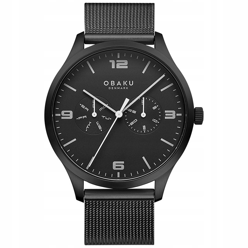 Pánské Hodinky Obaku Denmark V249GMBBMB černé