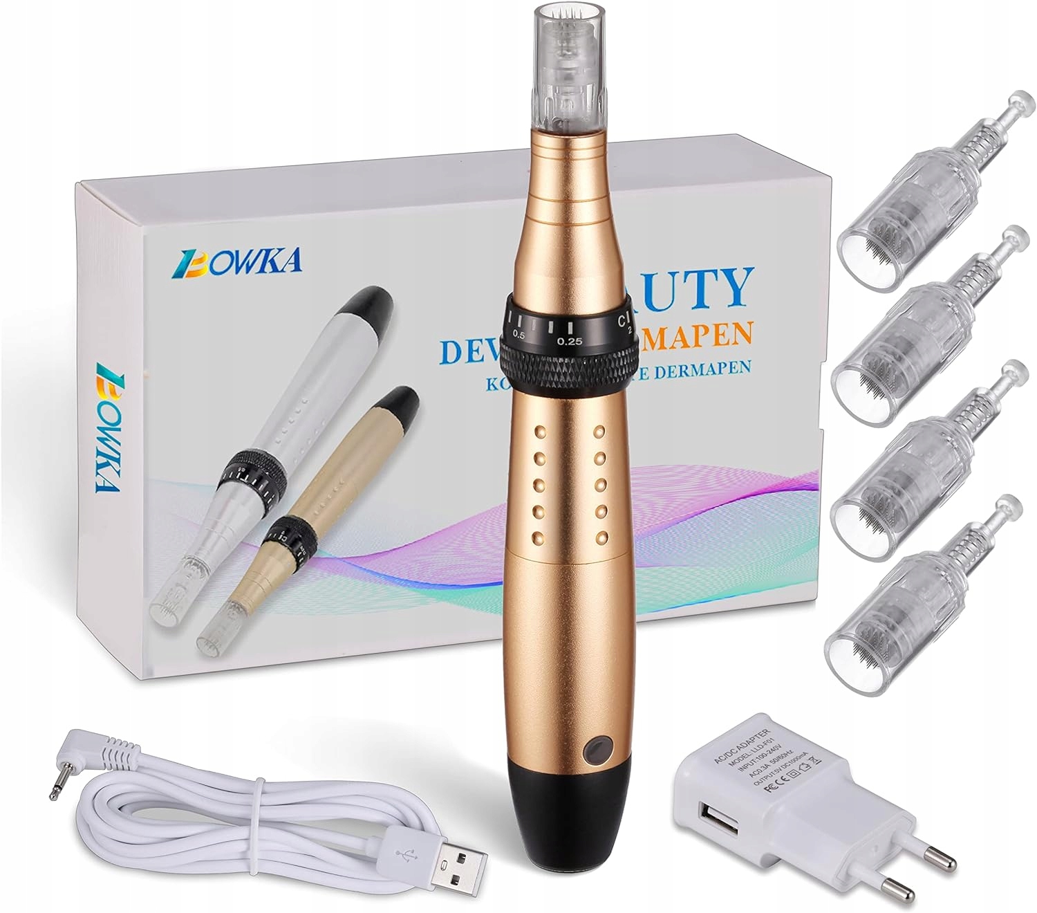 Bowka Elektrický mikrojehlový propiska dermatologický