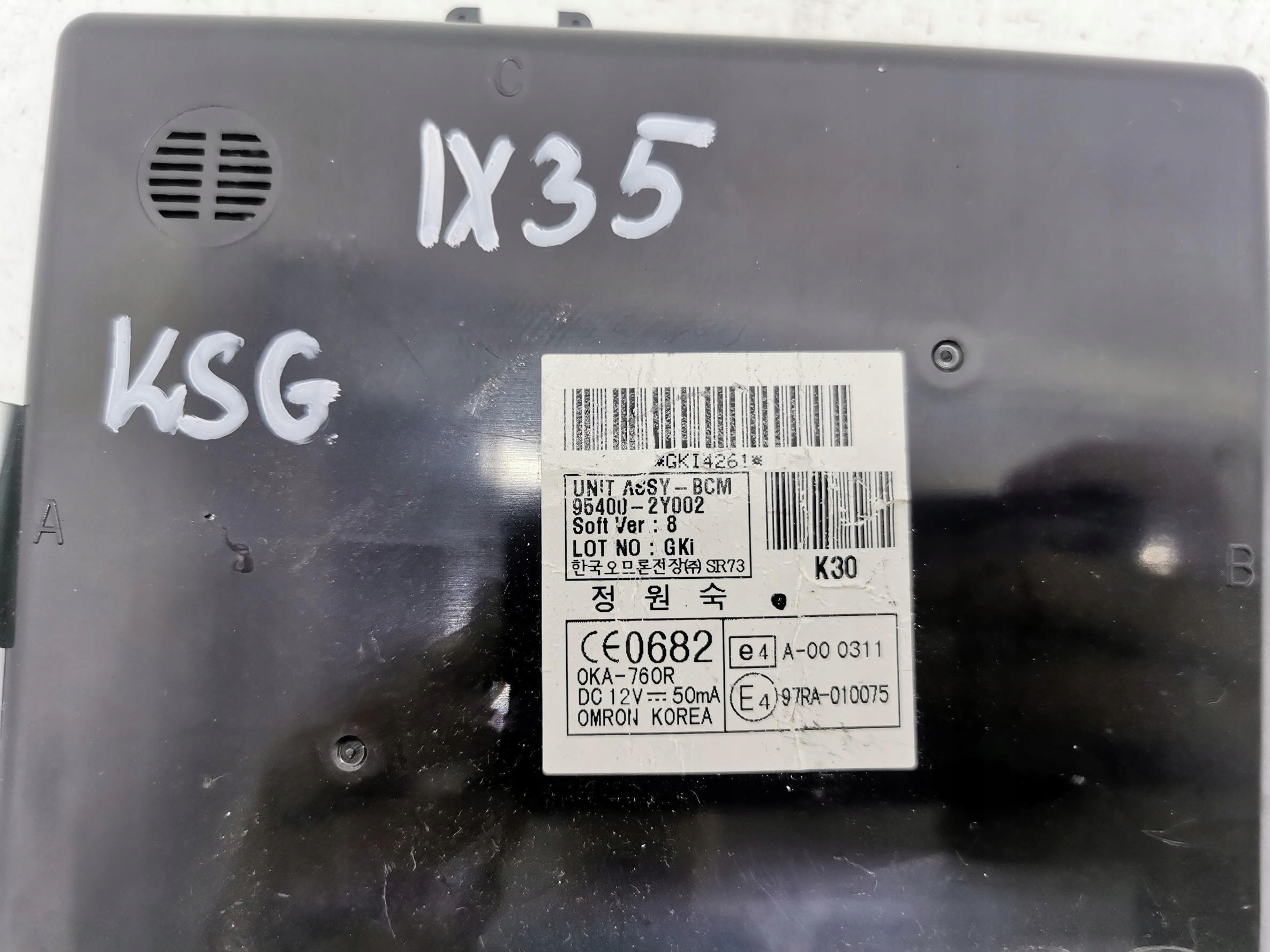 control unit module BCM HYUNDAI IX35 95400-2Y002 10-15