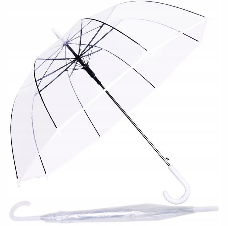 

Parasol Przezroczysty Ślubny Parasolka Na Ślub