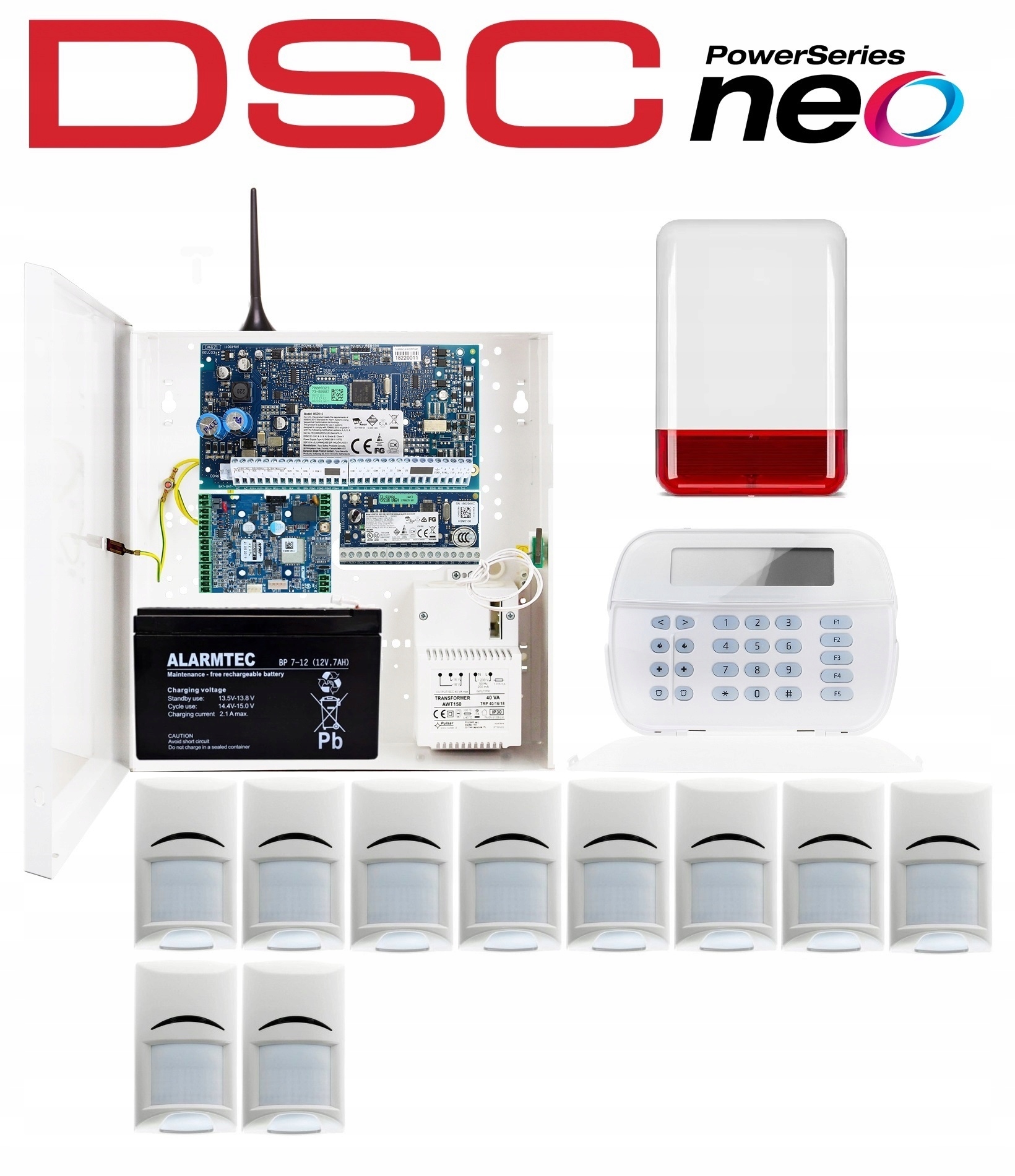 System Alarmowy Dsc Gsm Lte Zestaw 10 Czujek Ruchu Bosch Do Dom Sklep Firmy