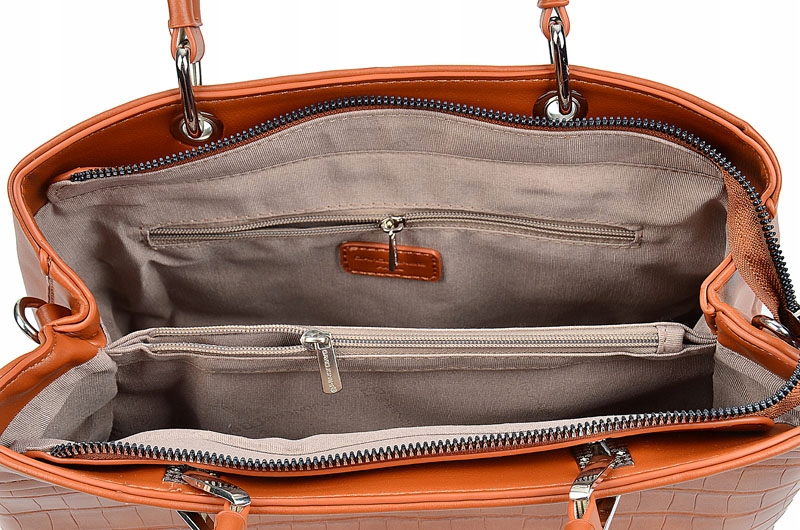 DAVID JONES TOREBKA damska KUFEREK wzór KROKODYL Styl miejski