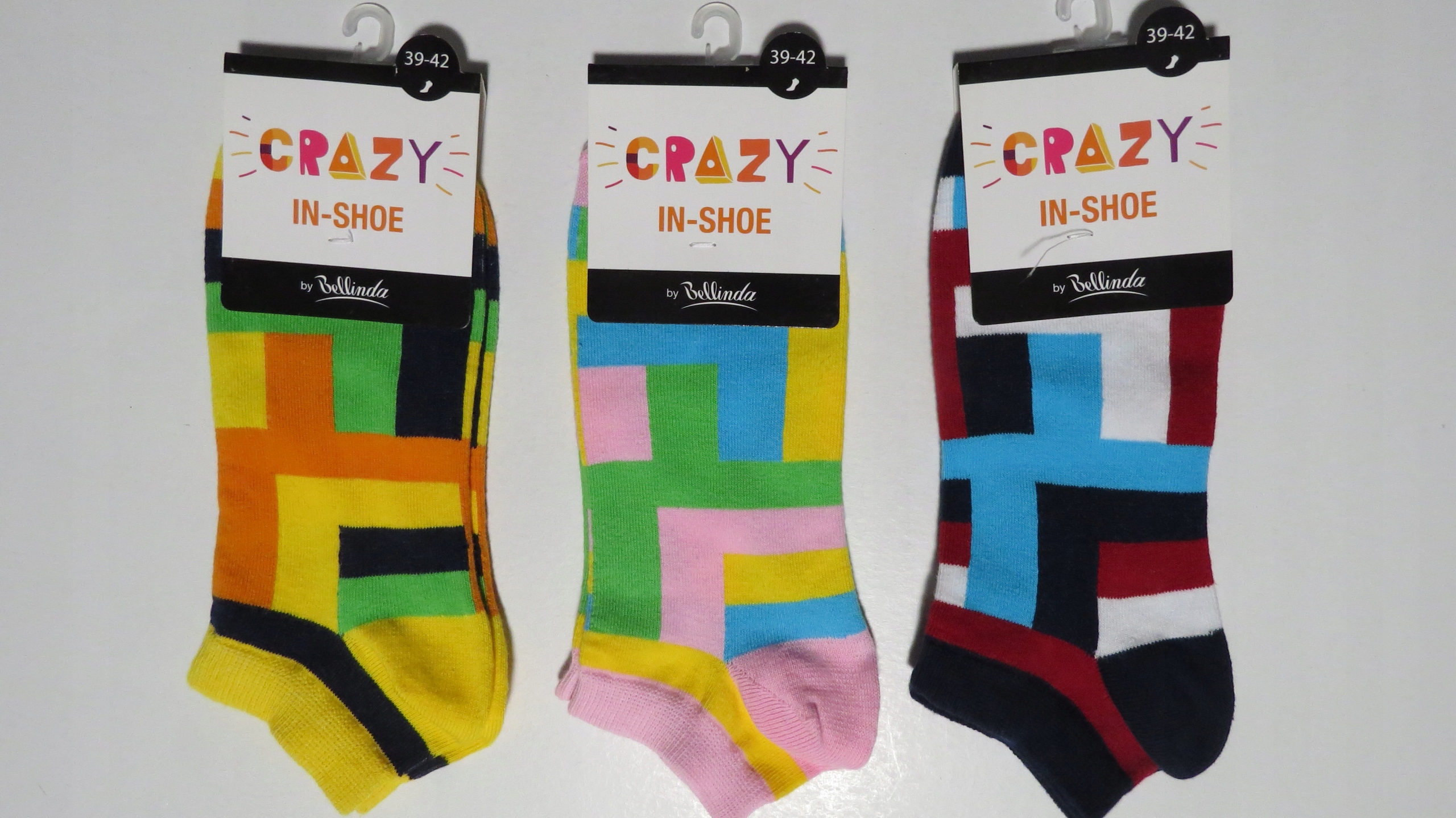 

3-PARY Crazy Socks Stopki Męskie Bellinda 43-46