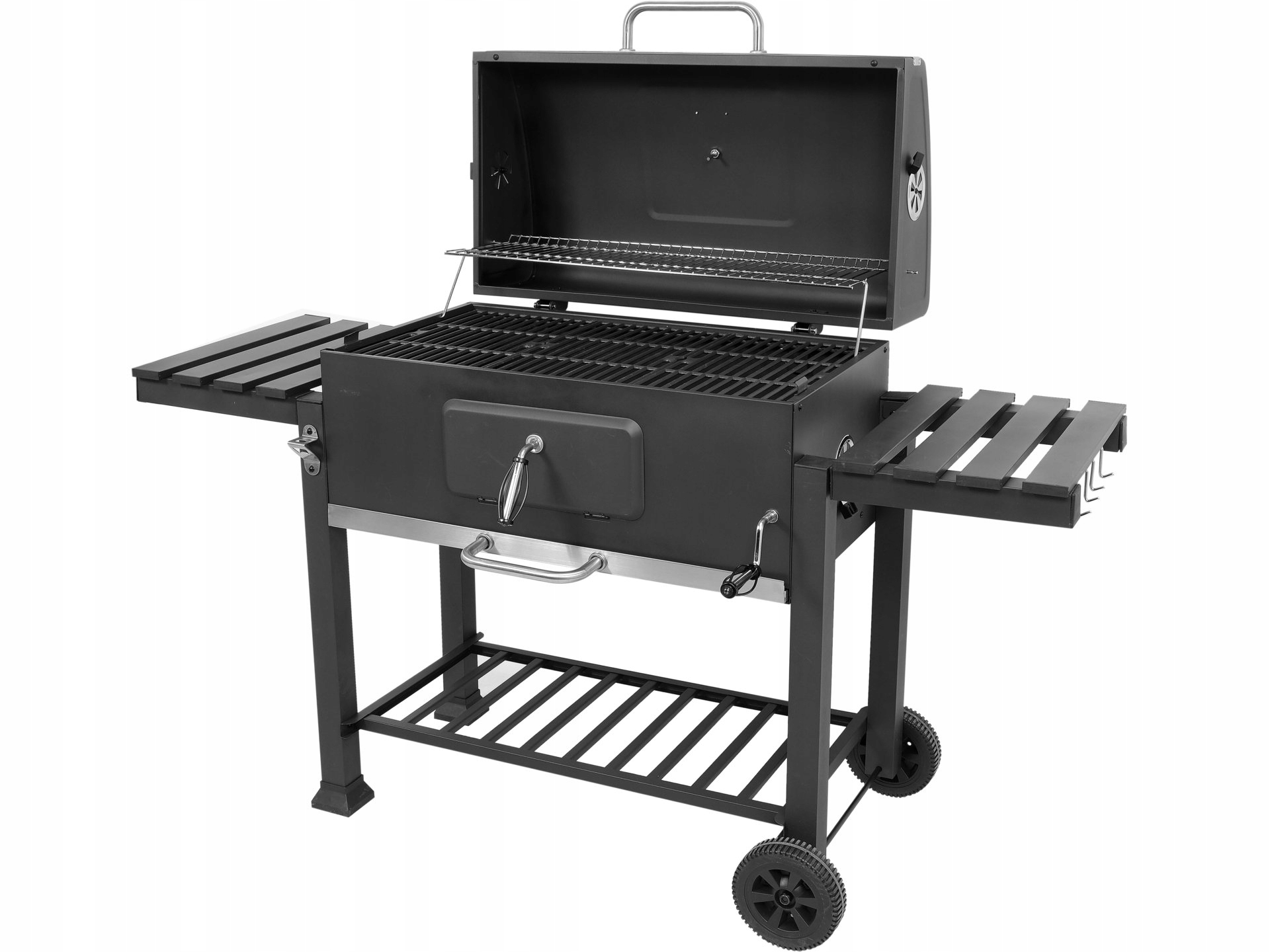 Uhlíkový Gril XXL Liatinový Rošt 78X42.5 CM
