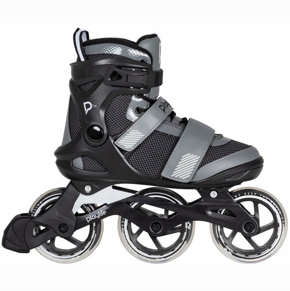 Powerslide Rolki Playlife GT Black Grey 110, 3x, 110, 37