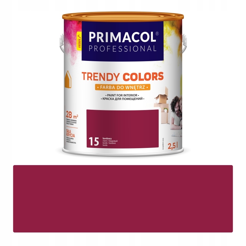 

Farba Trendy Colors 2,5L Bordowy