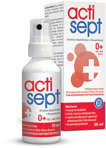 

Actisept Spray do odkażania Dla Dzieci 50ml