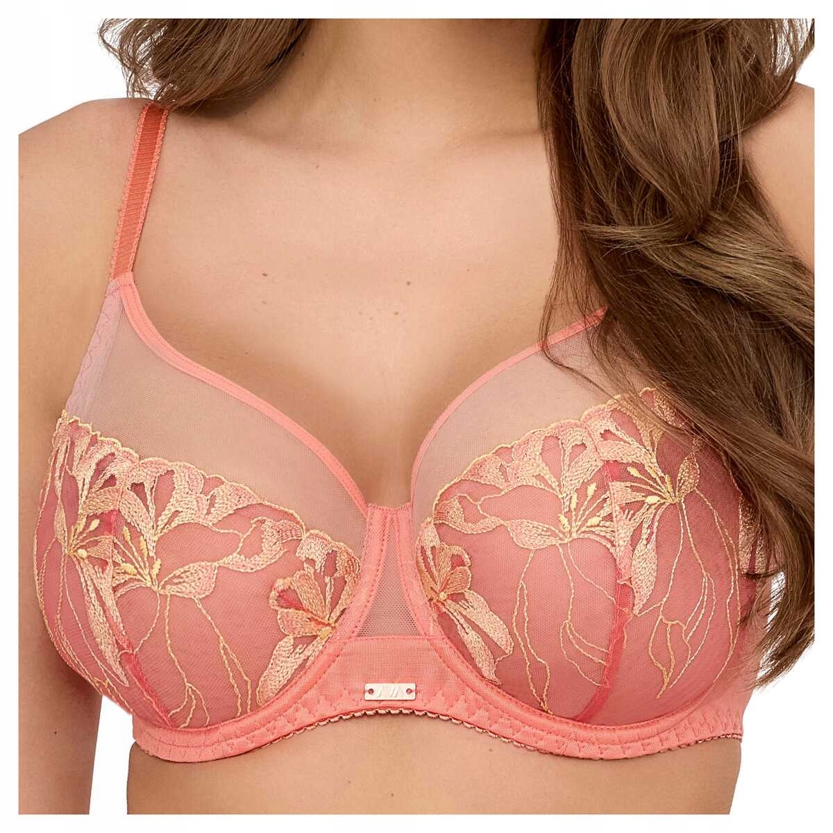 Ava Měkká podprsenka soft Shine 2242 broskvová plus 90G
