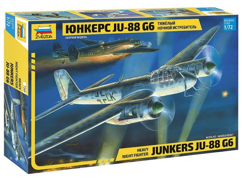 1:72 Německý těžký noční stíhač Junkers Ju 88 G6