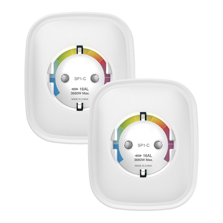 Chytrá WiFi zásuvka Gosund SP1-HE, 2 kusy (HomeKit) (dvojbalení) 16A