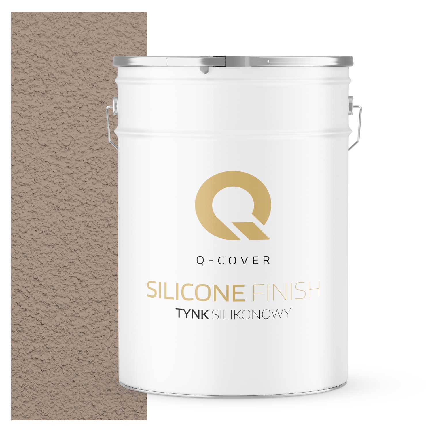 Silikonová Fasádní Omítka Barva Ořechová Světlá 25 Kg Granulace 1.5 mm F534