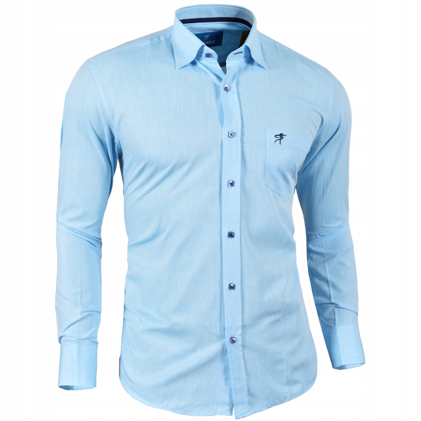 Pánská košile Mondo Bavlněná Prodyšná Casual Regular