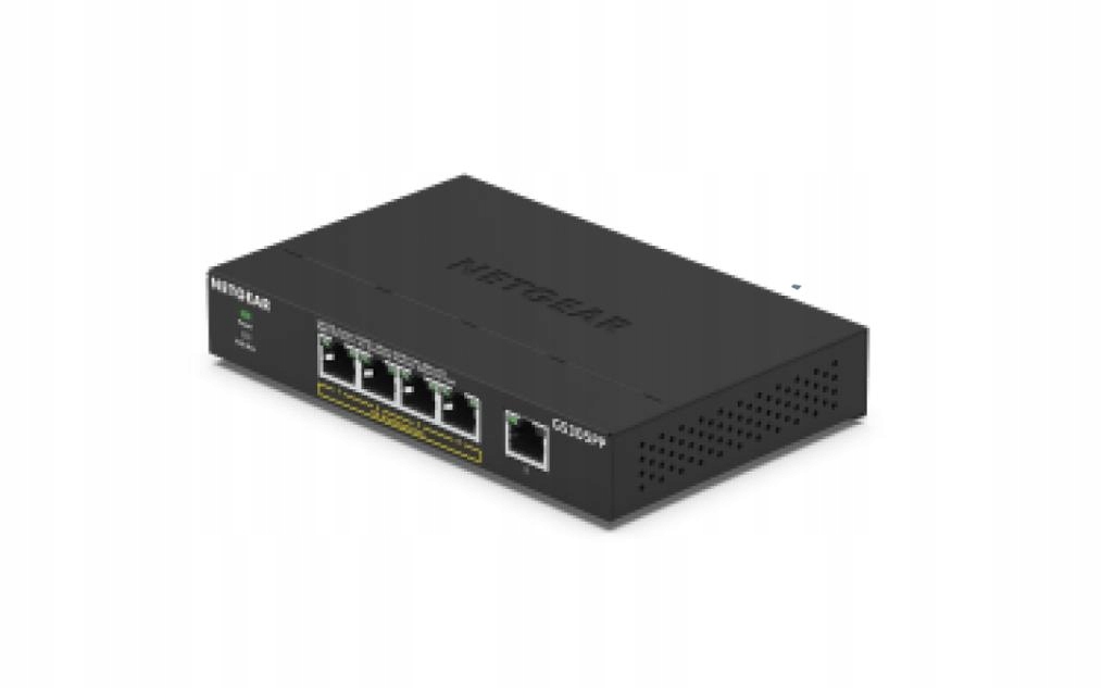 Switch přepínač Netgear GS305PP s 5 porty
