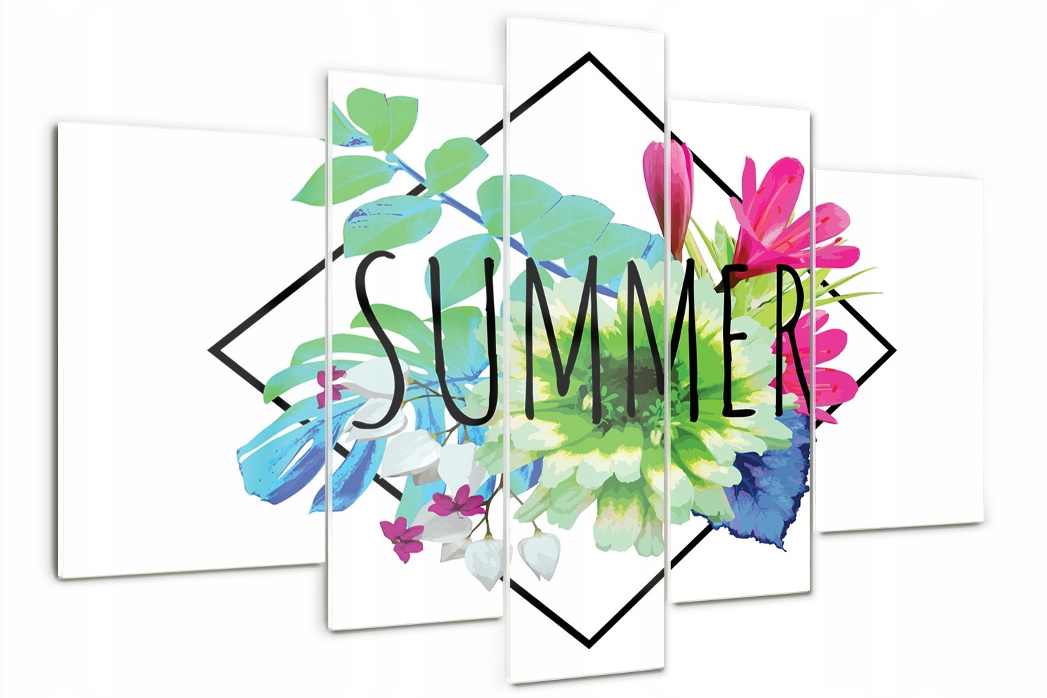 

Obraz szklany tryptyk drukowany do sypialni Lato