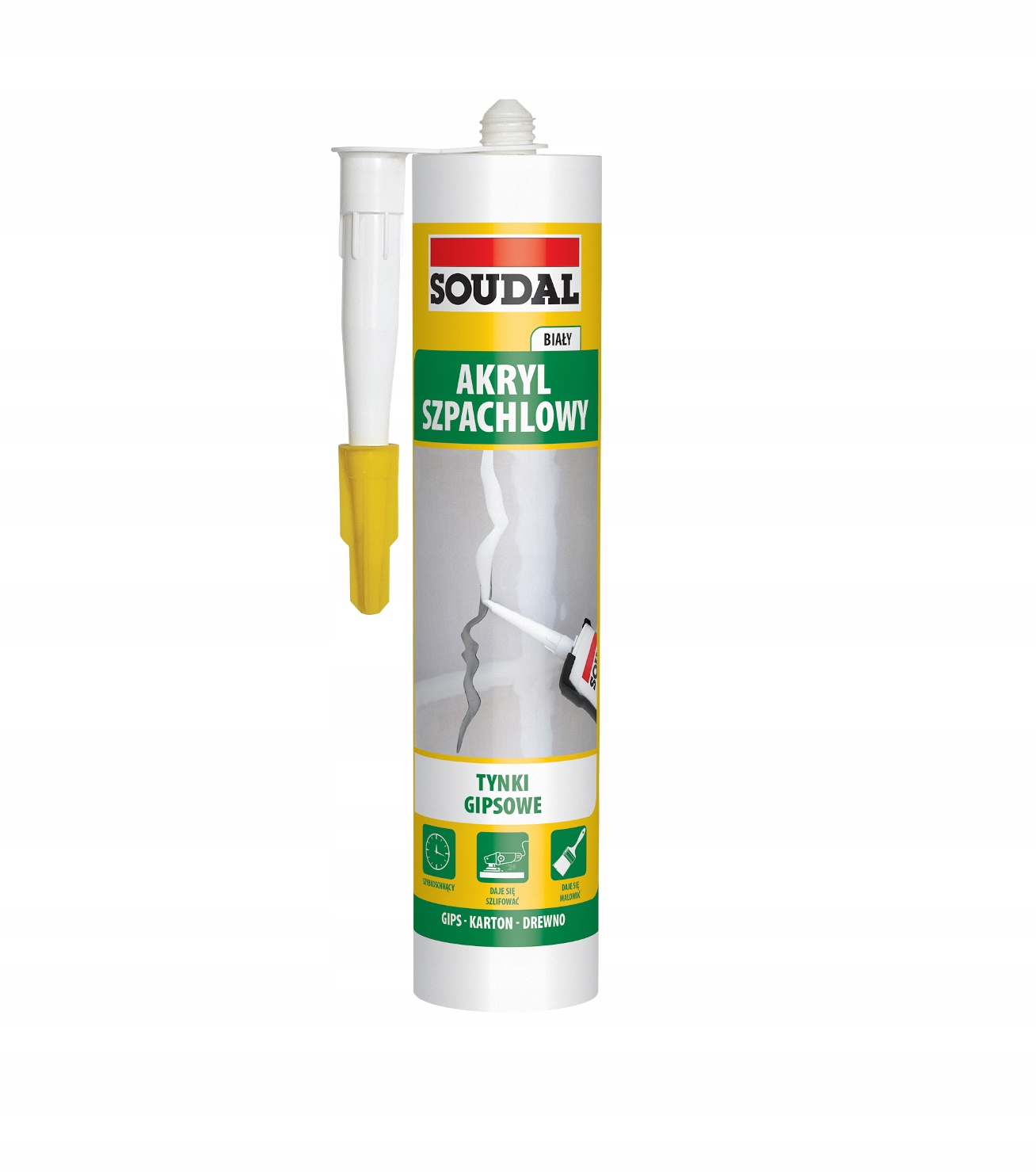 

Soudal Akryl Lekki Szpachlowy Biały 280ML