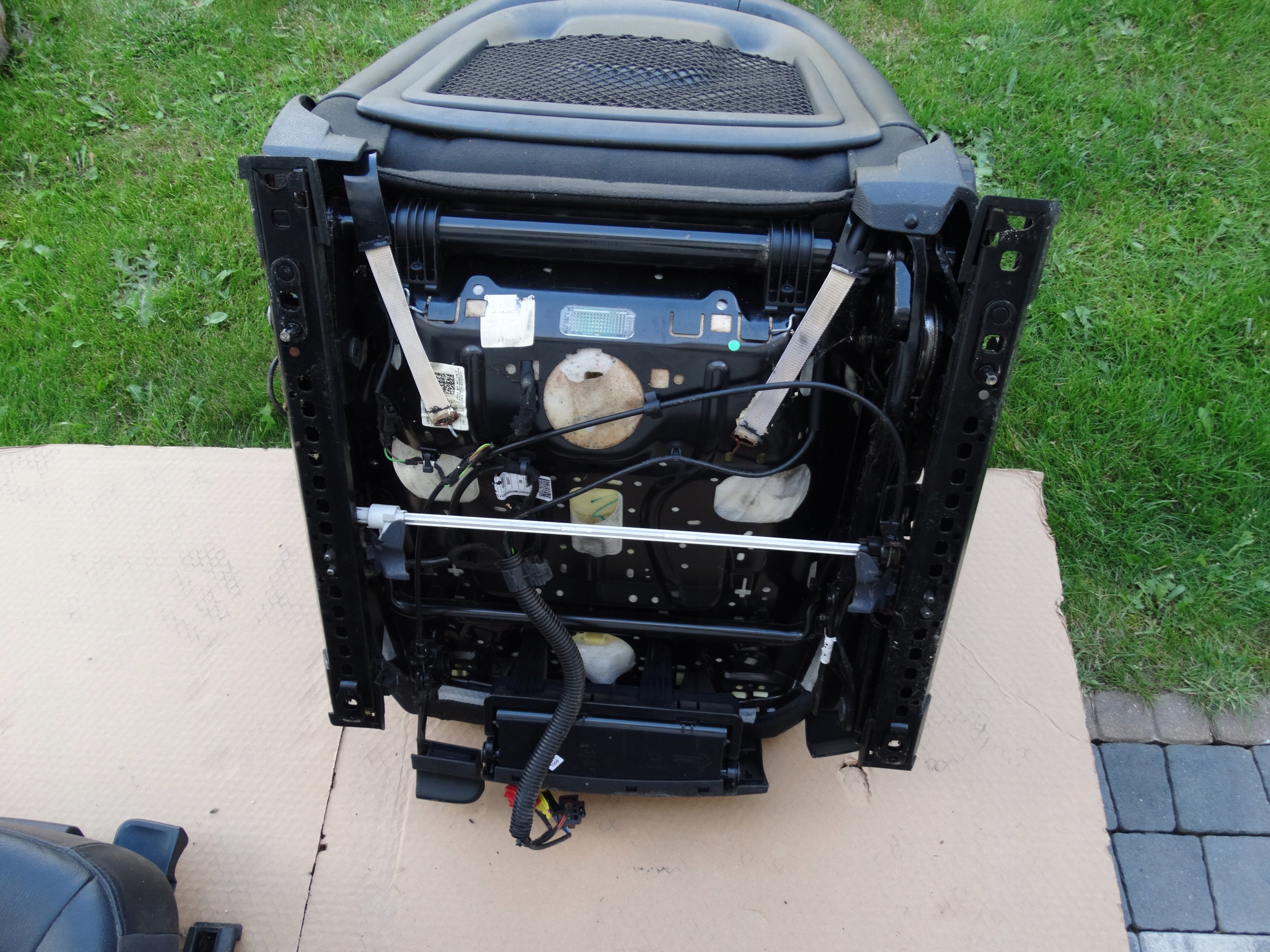 AUDI A6 C7 KOMBI AVANT 11-18 Sitze schwarze Leder KOMPLET