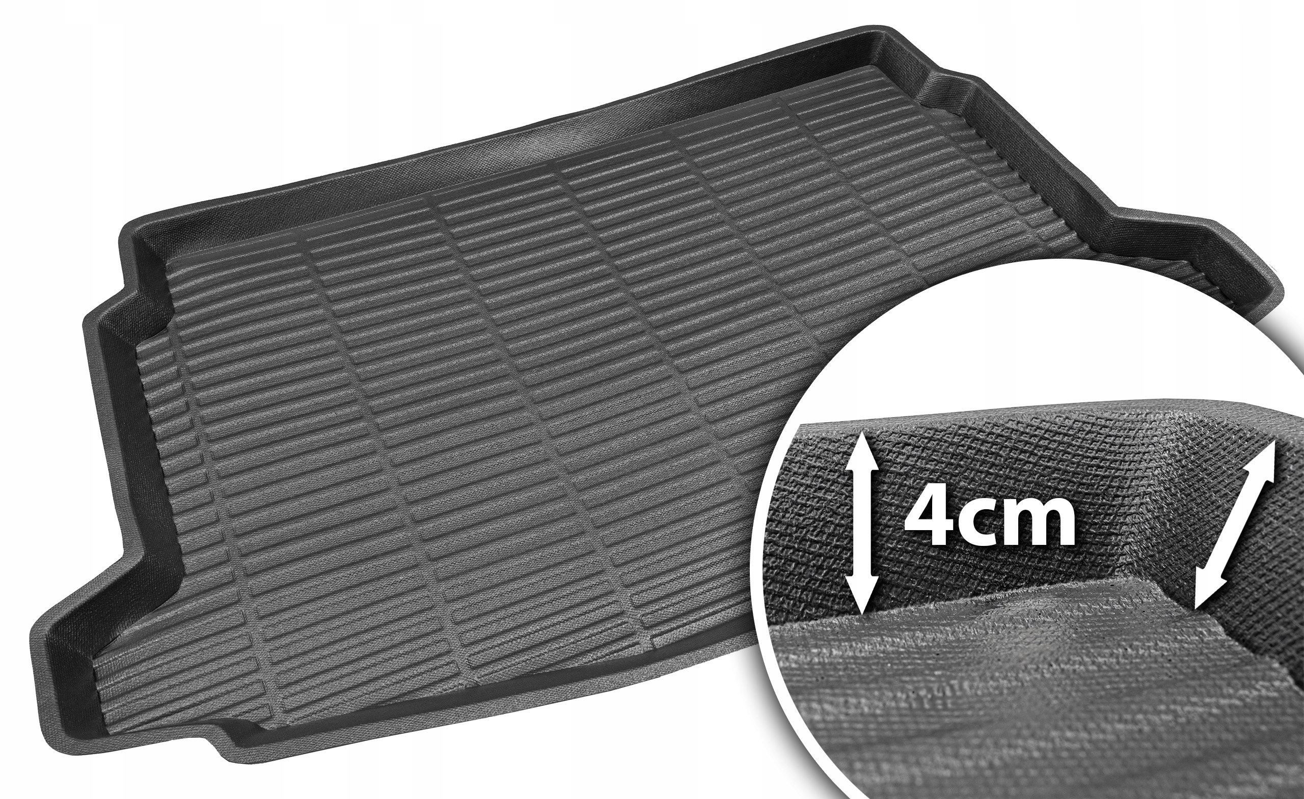 Jeep Avenger (górna podłoga) Suv 2020- Wkład do bagażnika LUCKY3D