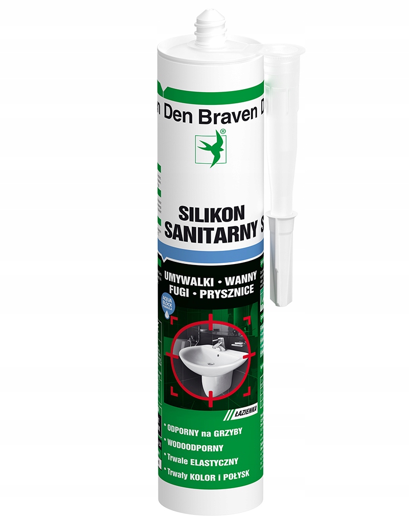 

Silikon Sanitarny Bezbarwny 280 ML Den Braven