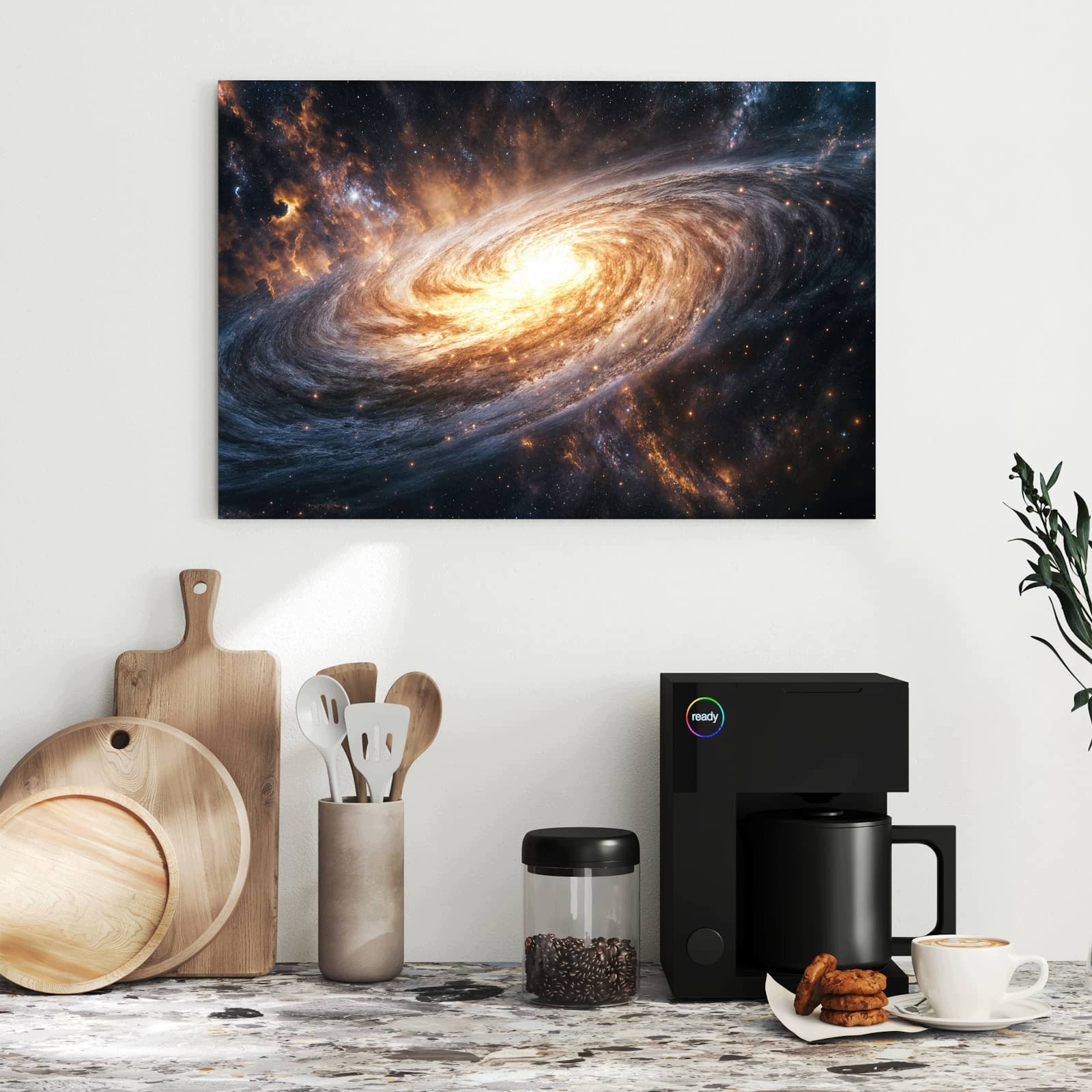 Magnetická tabule Galaxie Noční obloha 60 × 40 cm