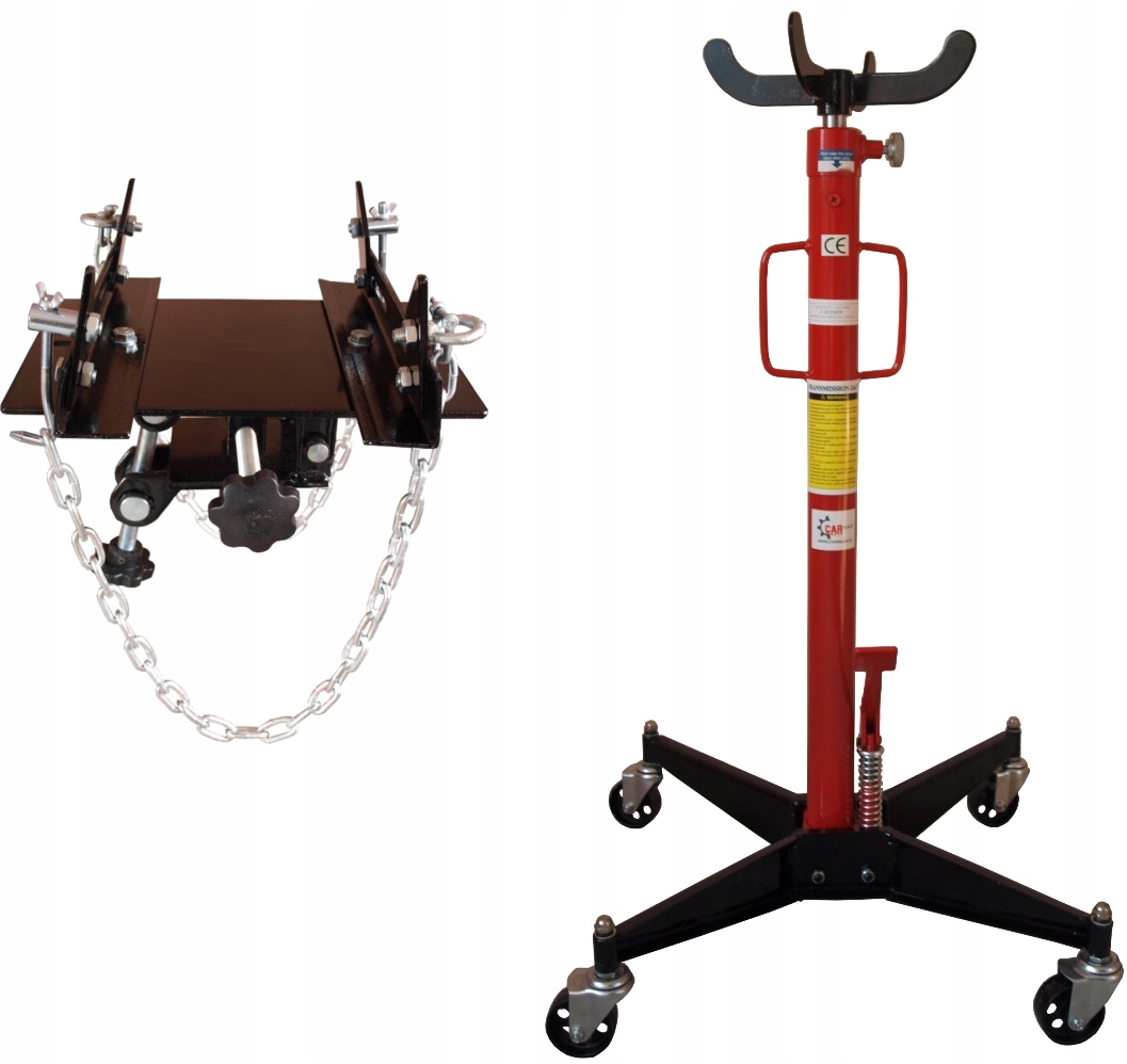 KOBYŁKA SKRZYNI BIEGÓW 500 KG PODNOŚNIK + ADAPTER 2 FUNKCJE MOCNY - PODPORA