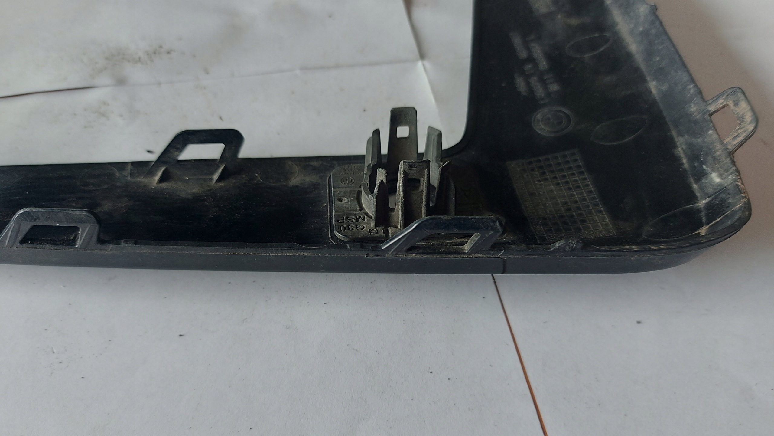 moulding grid frame of a bumper left left front BMW 5 G30 G31
