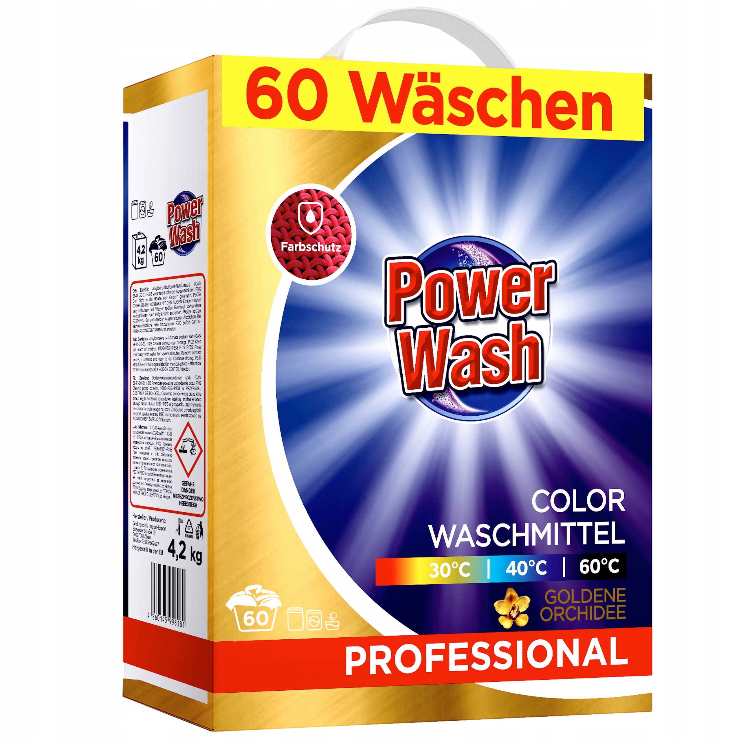

Proszek do prania kolorów Power Wash 4,2 kg