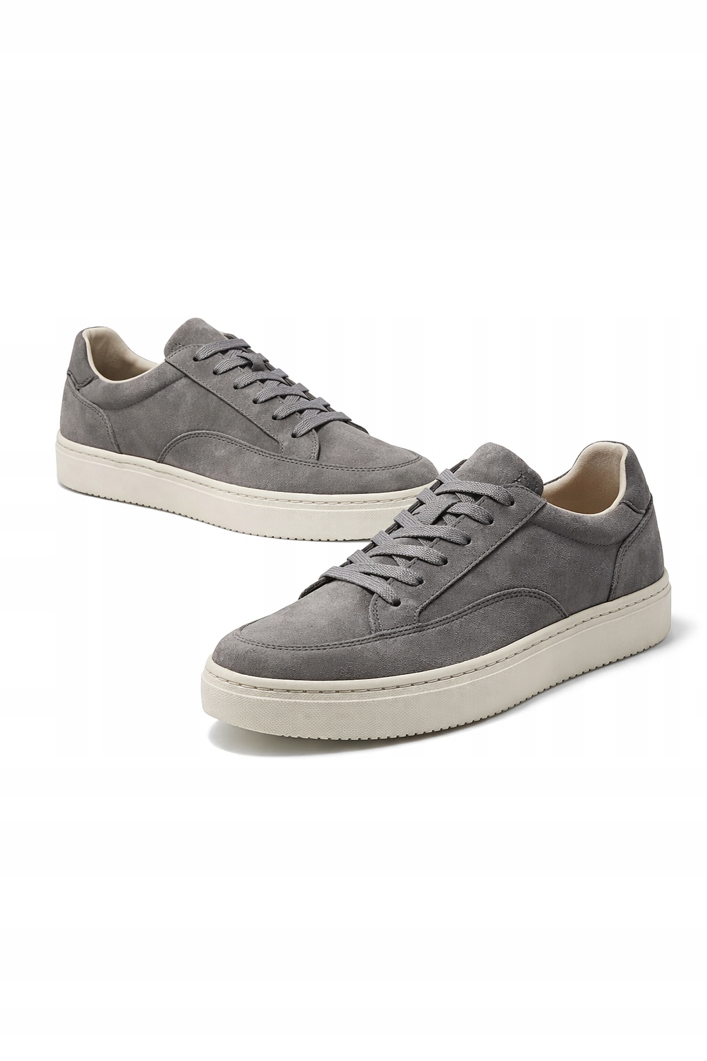 Filling Pieces Pánské Šedé Semišové Sportovní Boty S Bílou Podrážkou 43 I2F