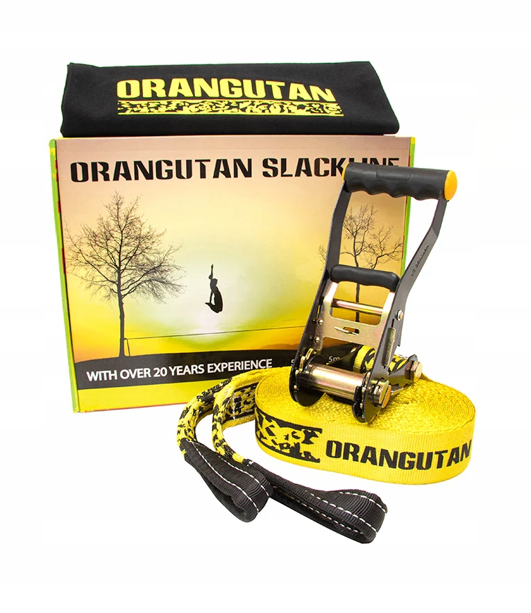 Slackline лента 15м орангутанг для каждого