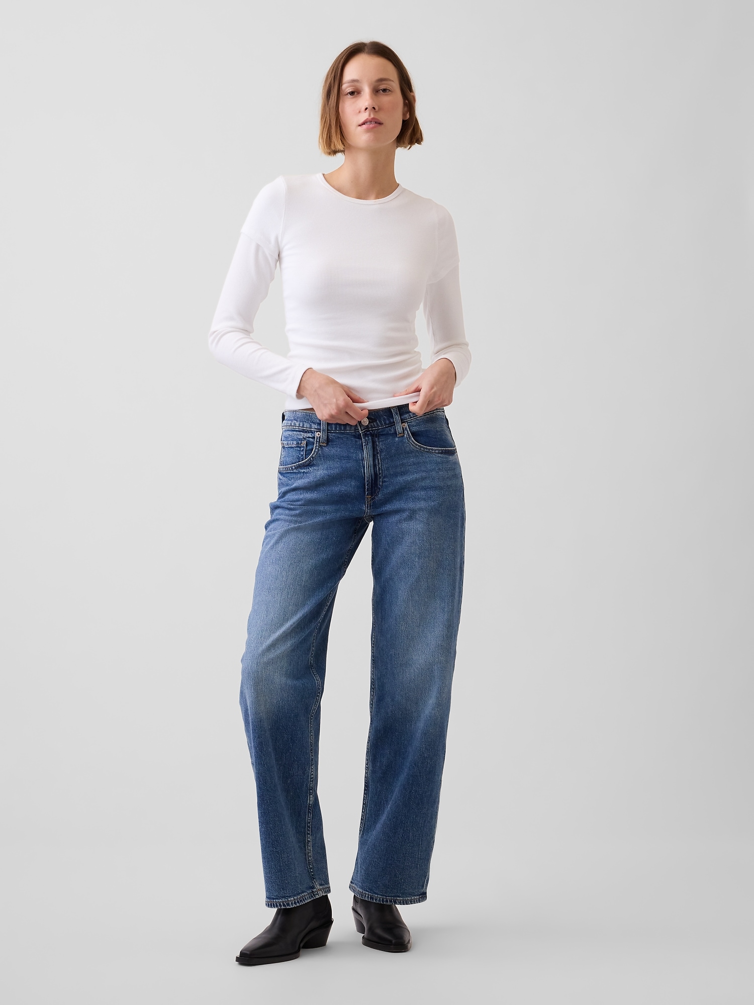 Gap Džíny Low Rise 90s Loose