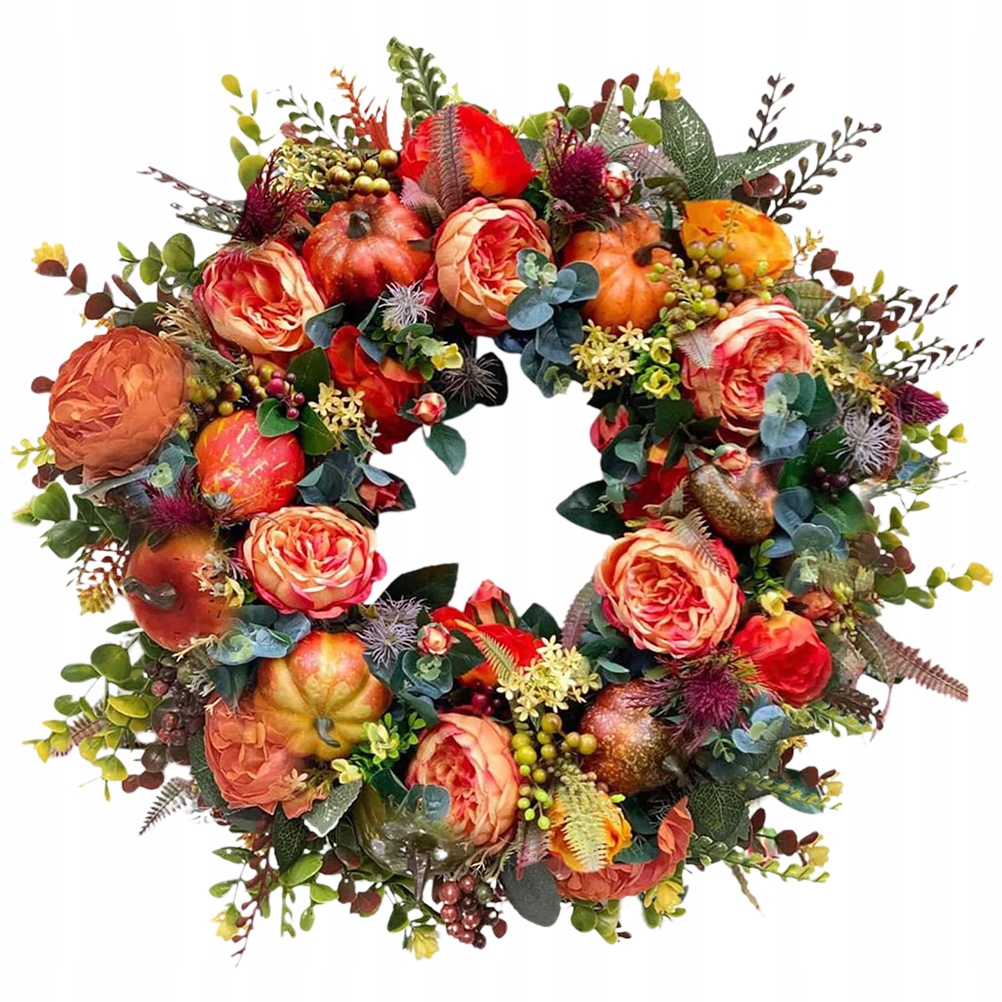 

Wieniec Różany Ornament Jesienna Wisząca Dekoracja